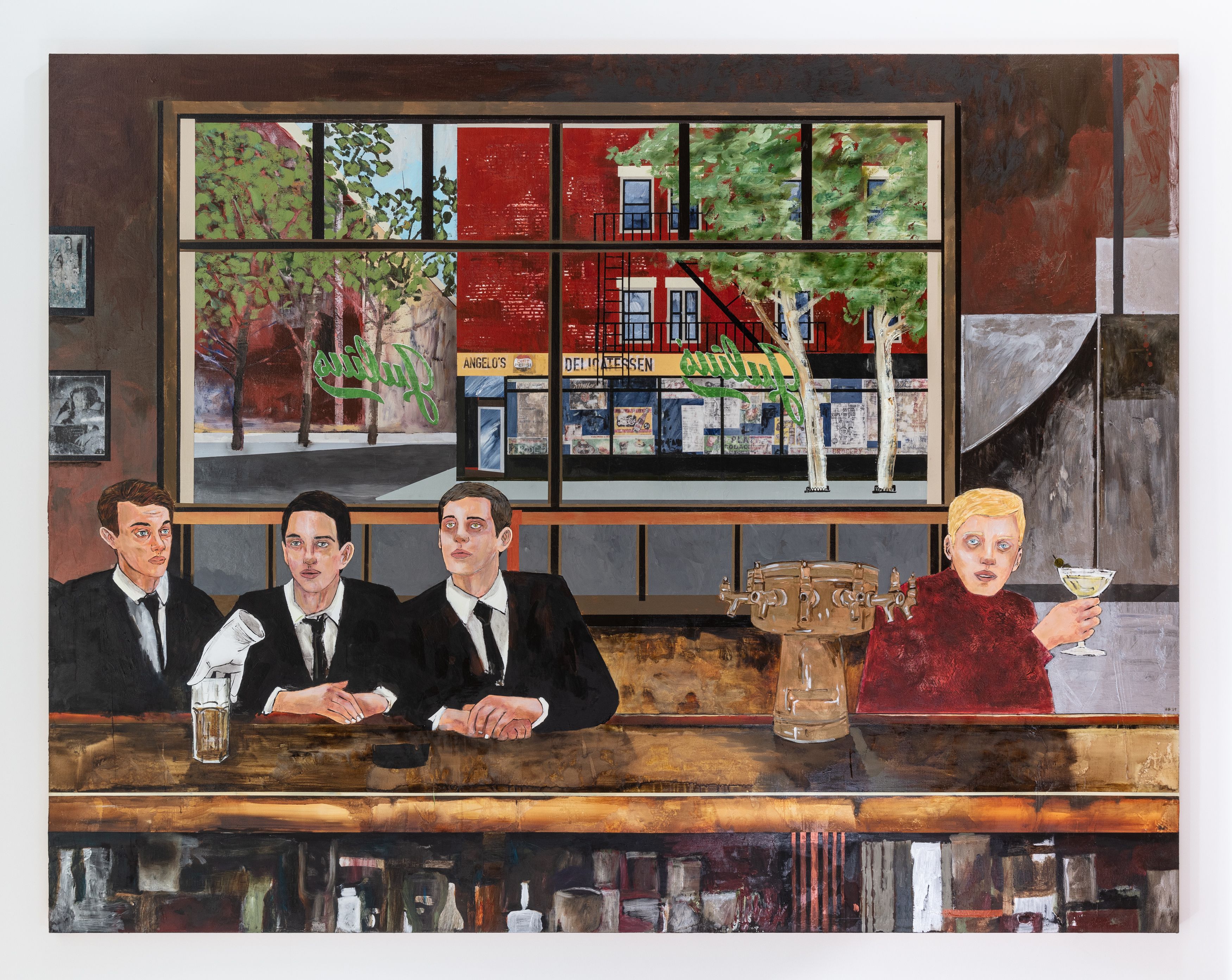 Painting by Hernan Bas