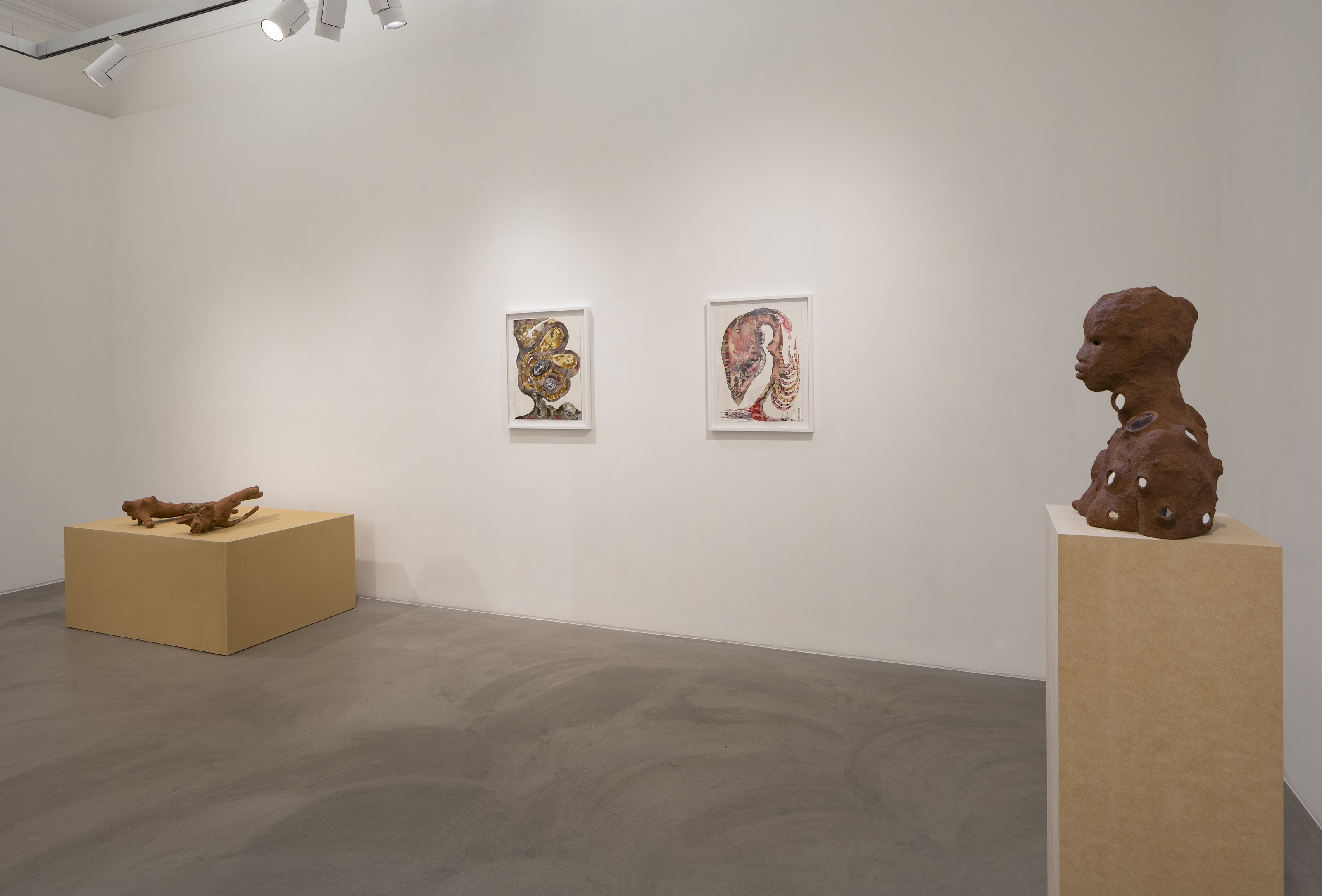 Installation view of Wangechi Mutu at Lehmann Maupin Hong Kong