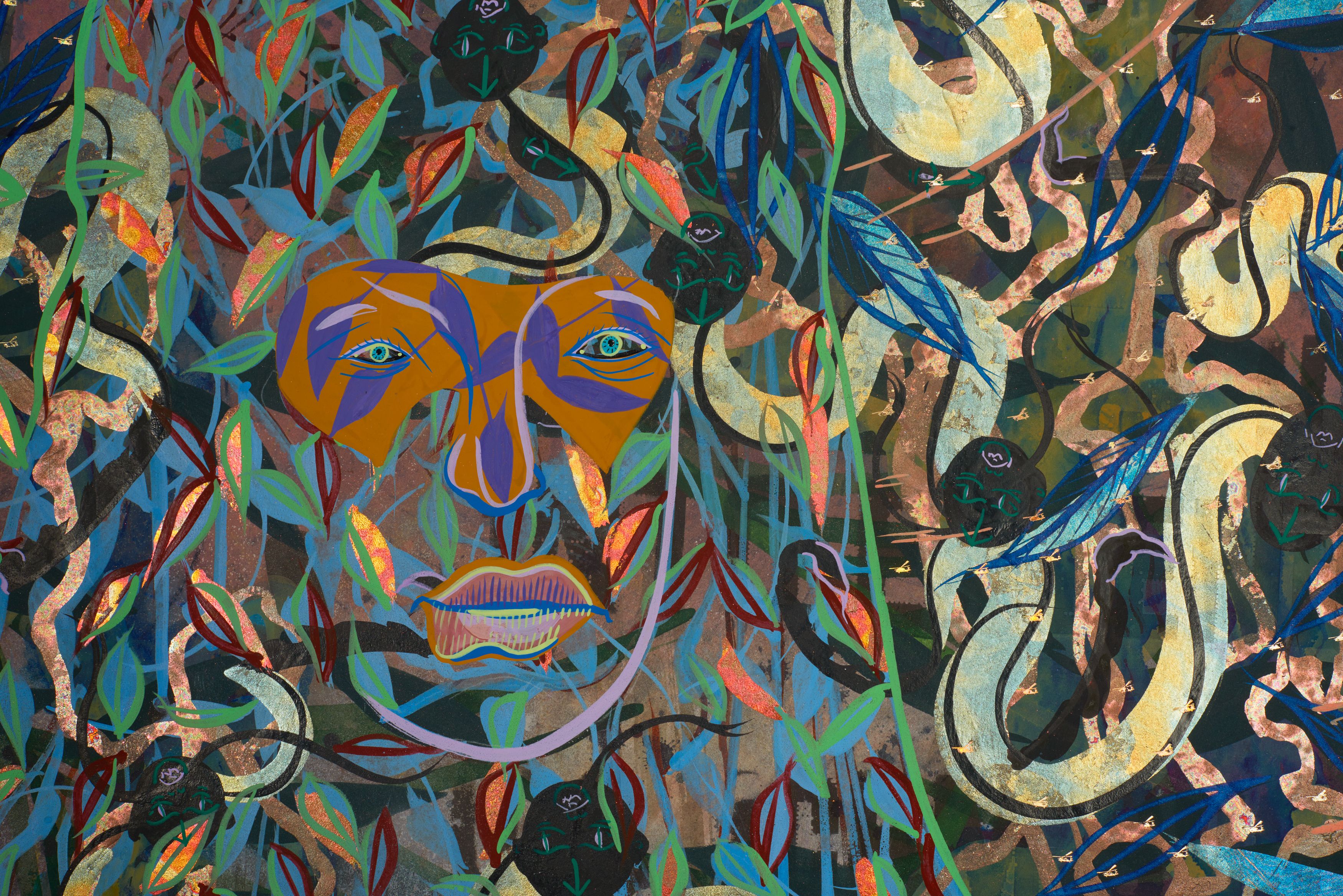 Detail of painting by Tammy Nguyen