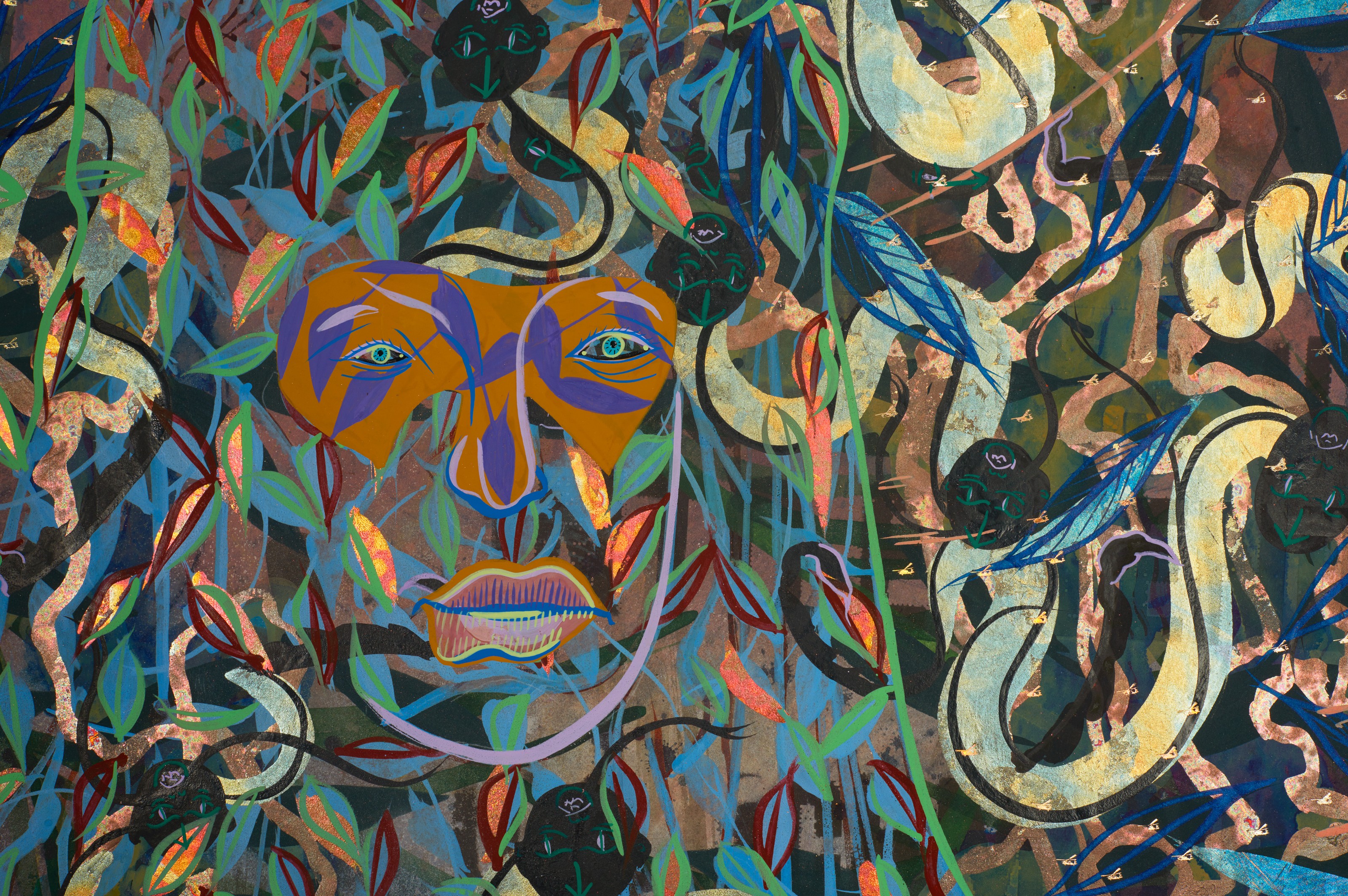 Detail of painting by Tammy Nguyen