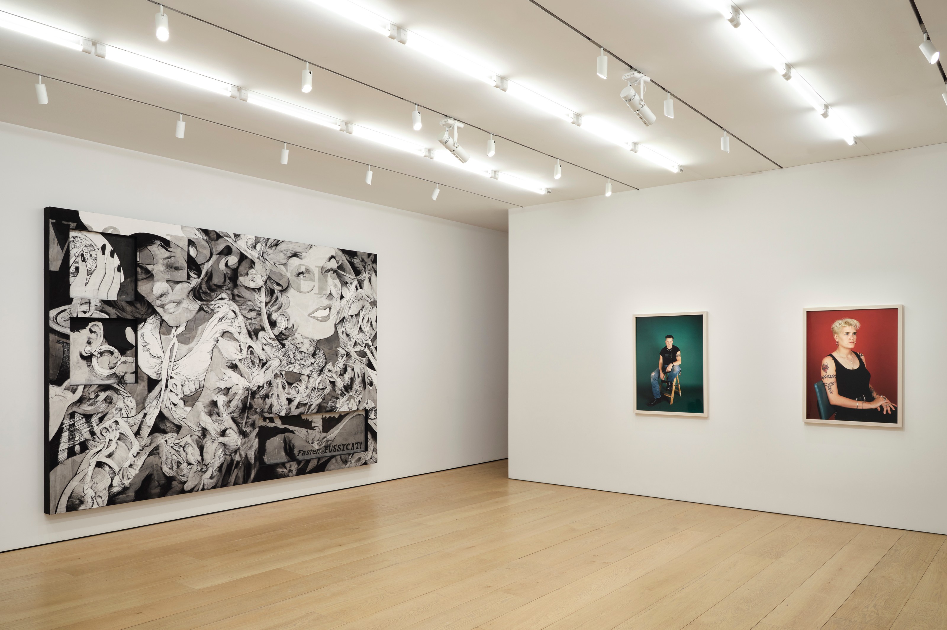 Installation view of In Dialogue: Catherine Opie & Anna Park at Lehmann Maupin New York