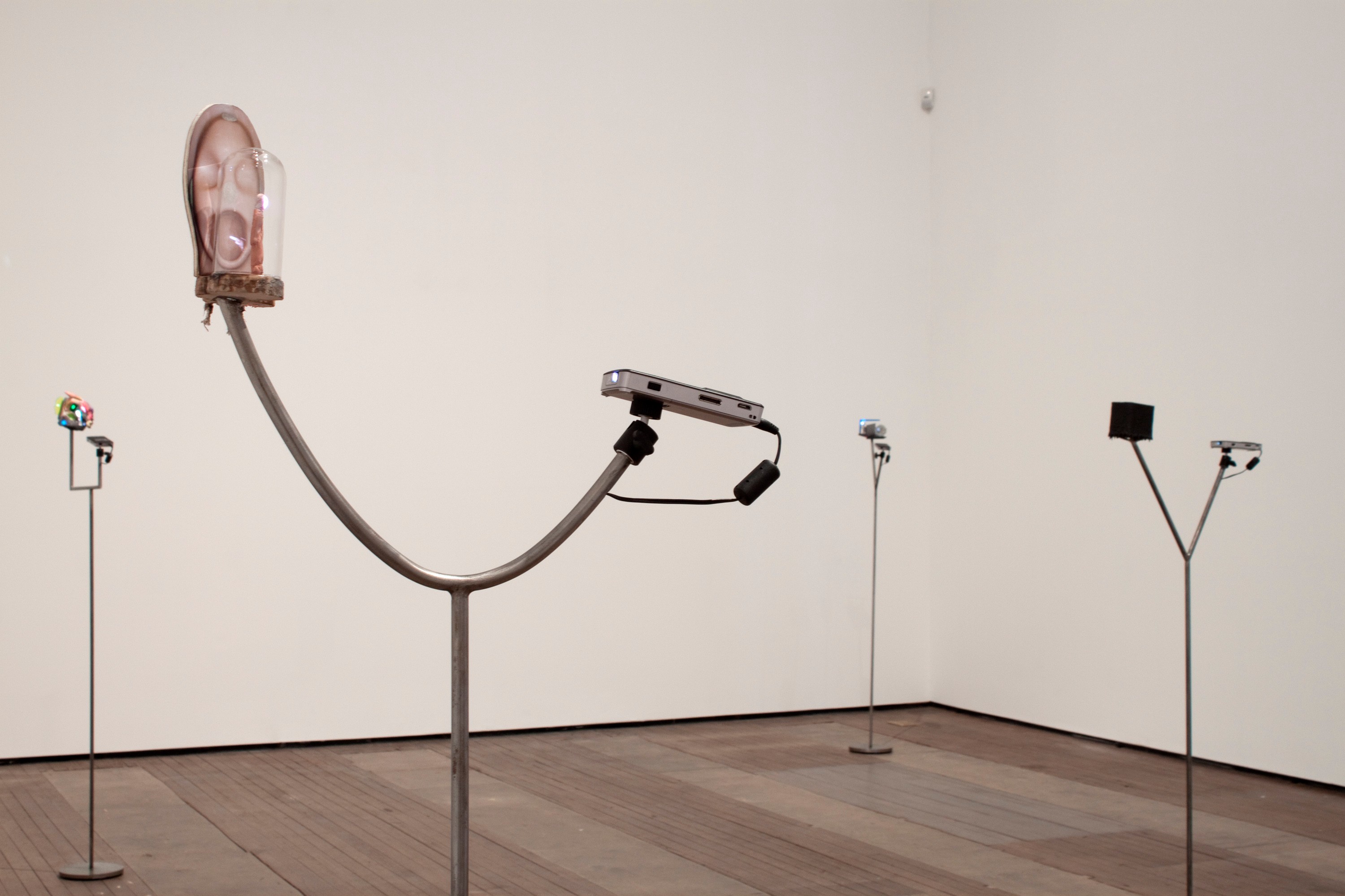 Installation view of Peak at Lehmann Maupin New York