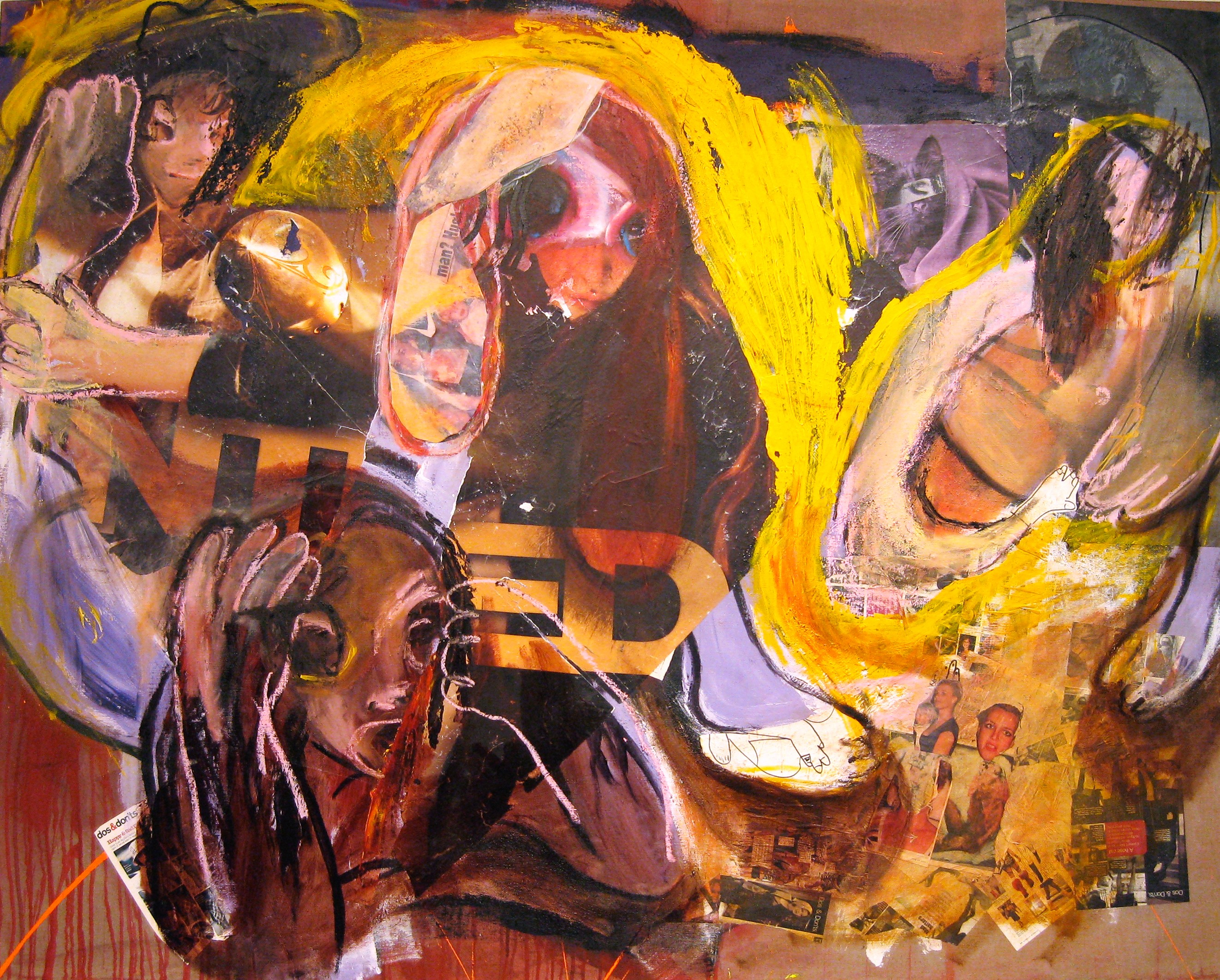 Painting by Rita Ackermann
