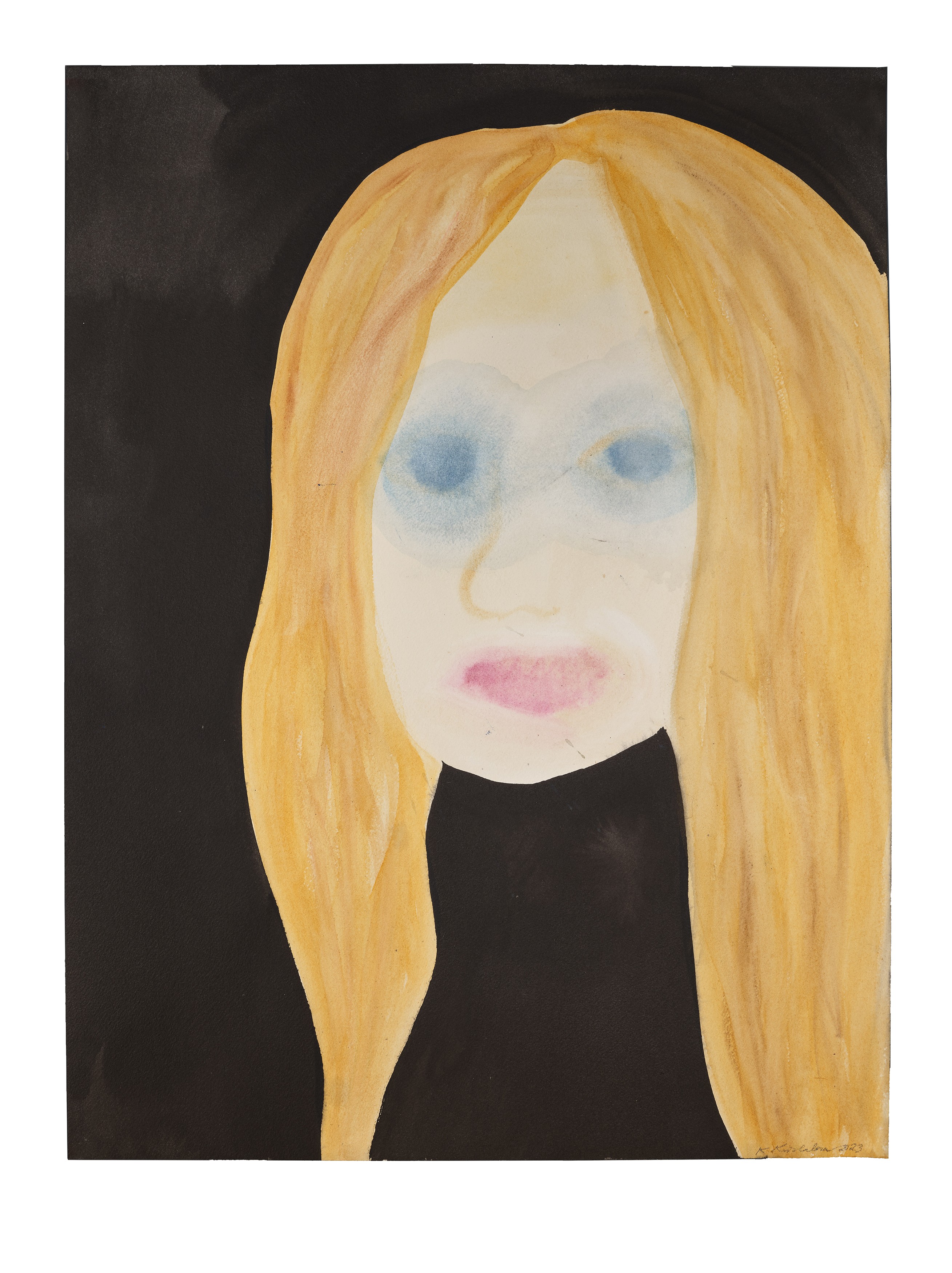 Work on paper by Klara Kristalova