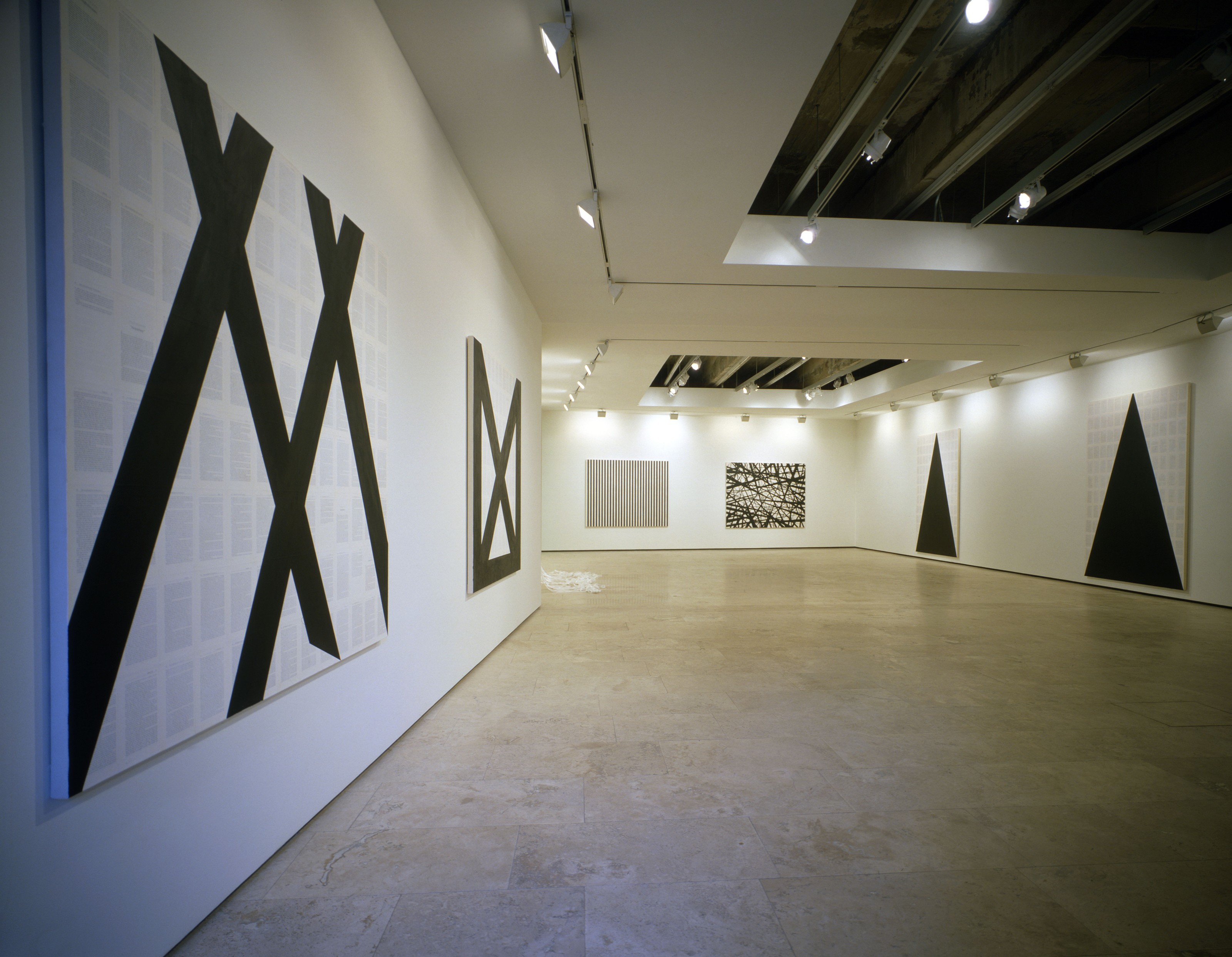 Installation view of Tim Rollins and K.O.S. at Lehmann Maupin New York