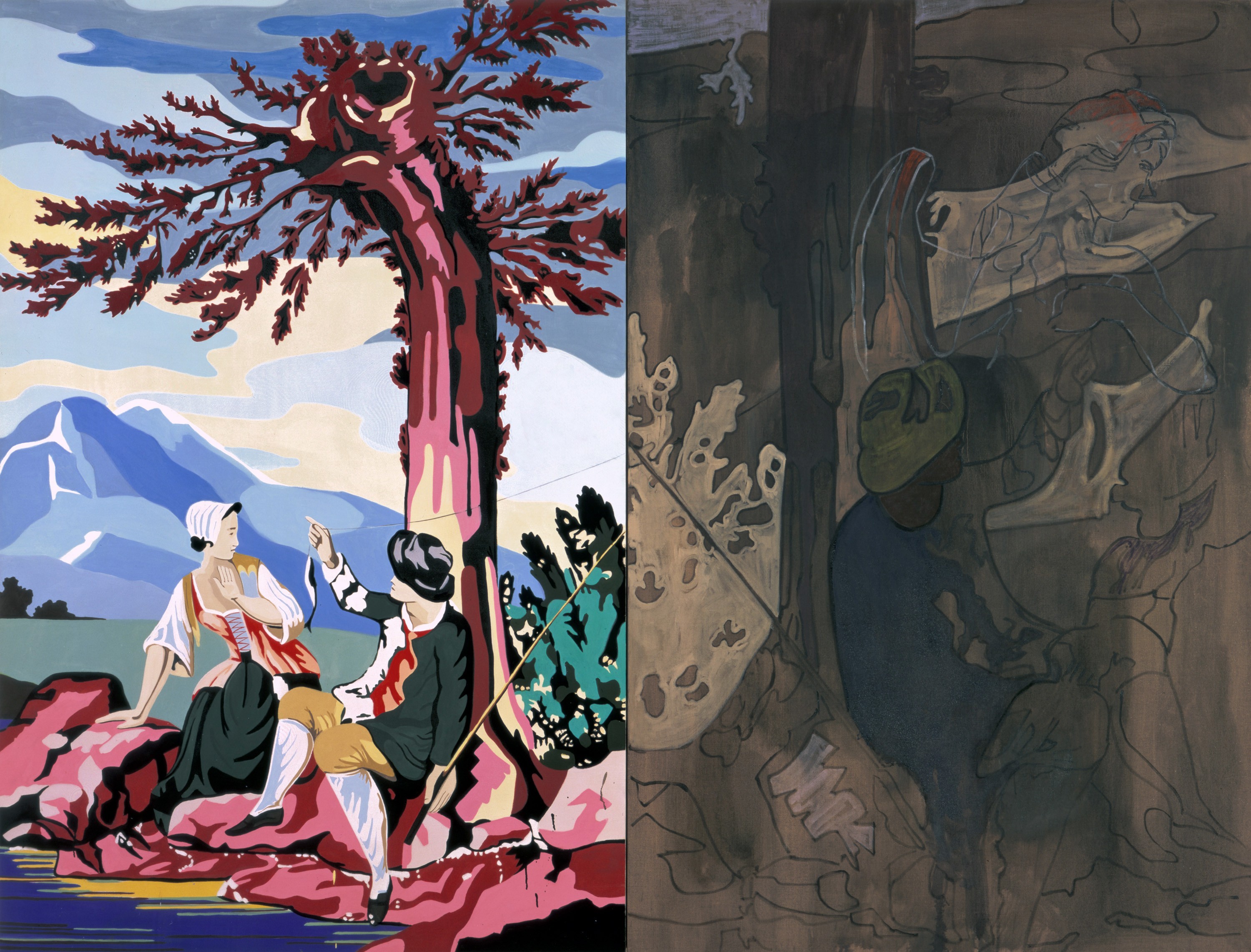Painting by David Salle