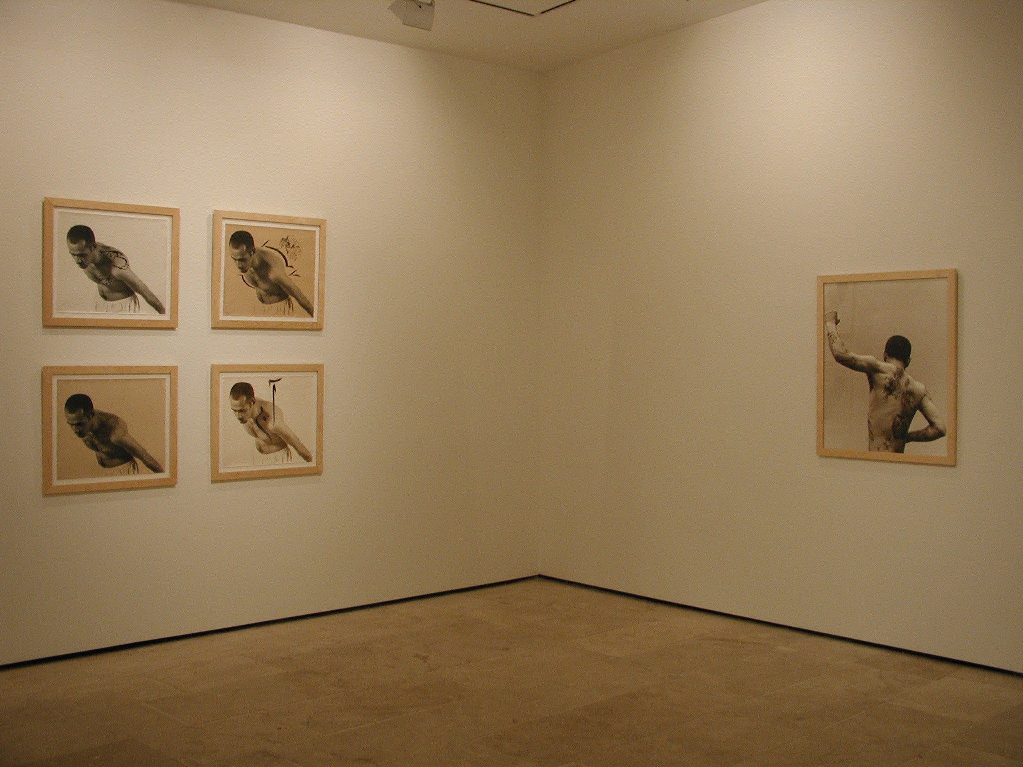 Installation view of Sadegh Tirafkan at Lehmann Maupin New York