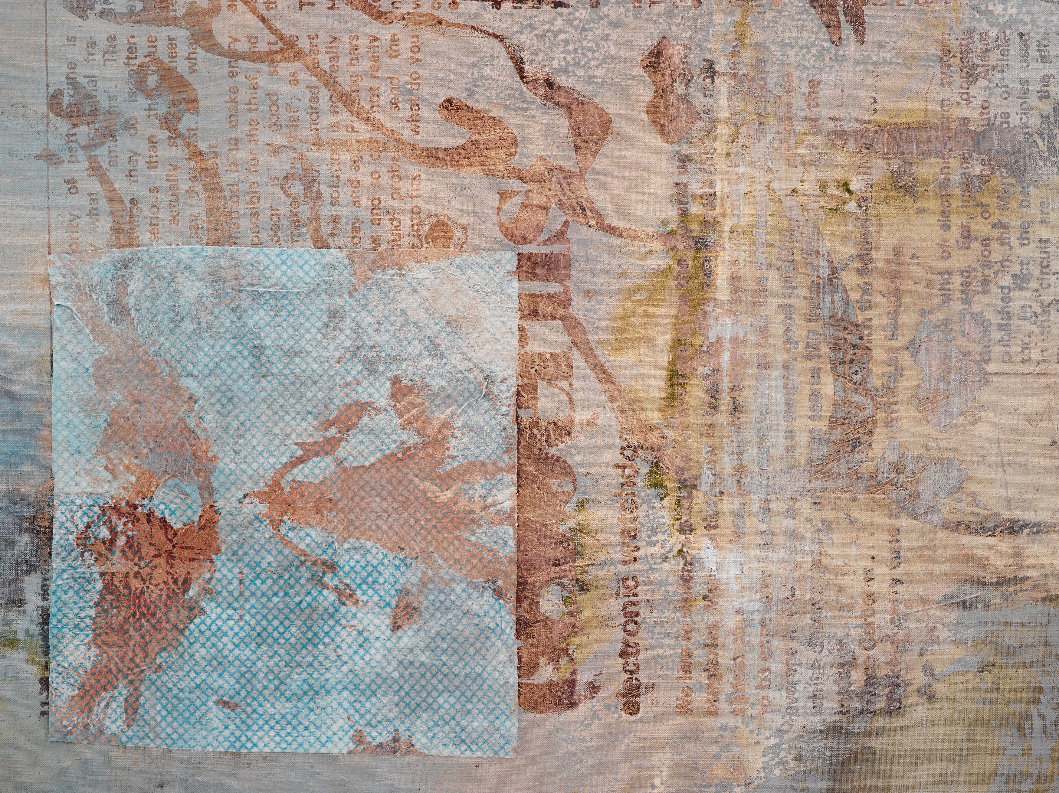 Detail of painting by Mandy El-Sayegh