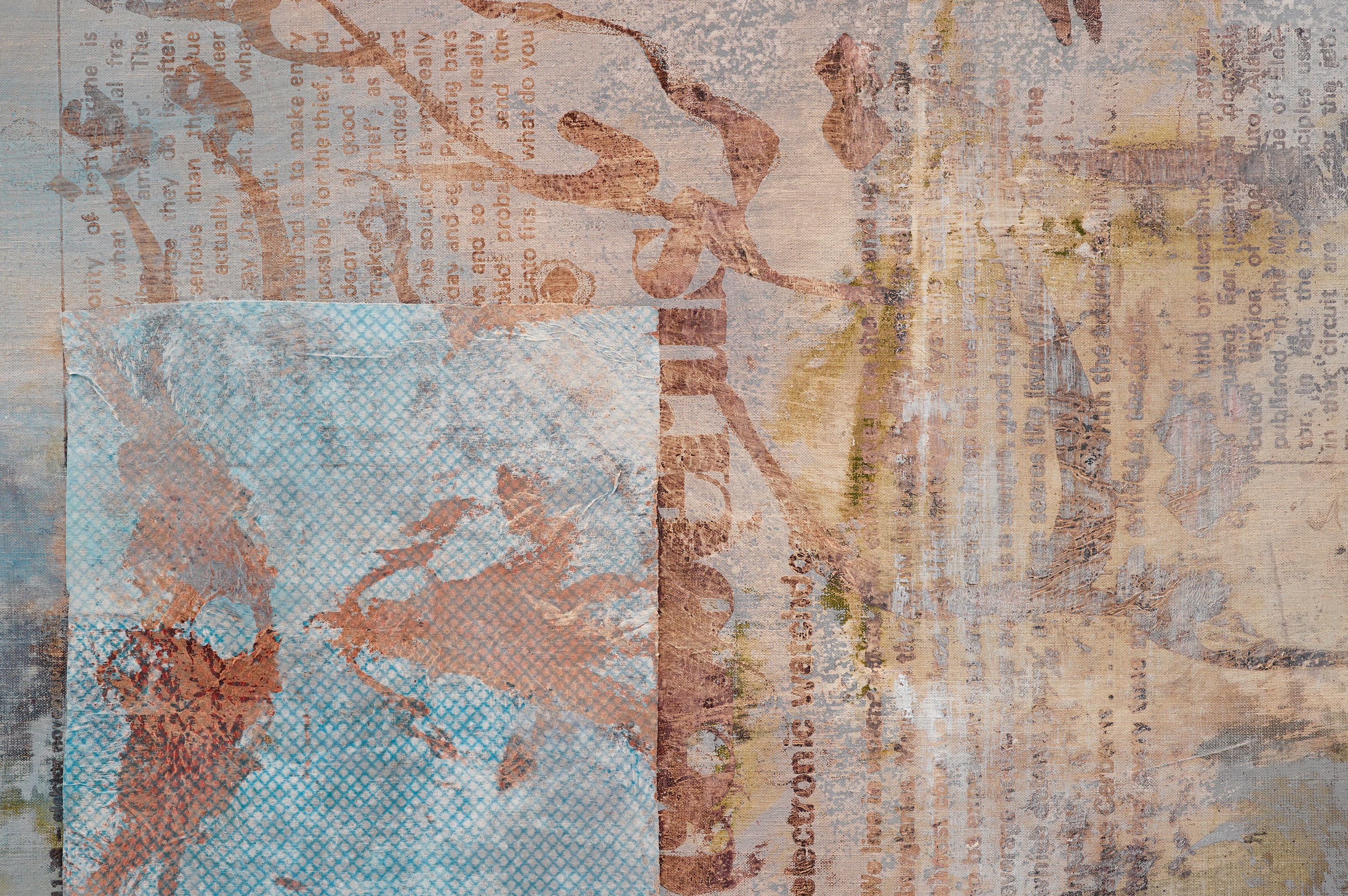 Detail of painting by Mandy El-Sayegh