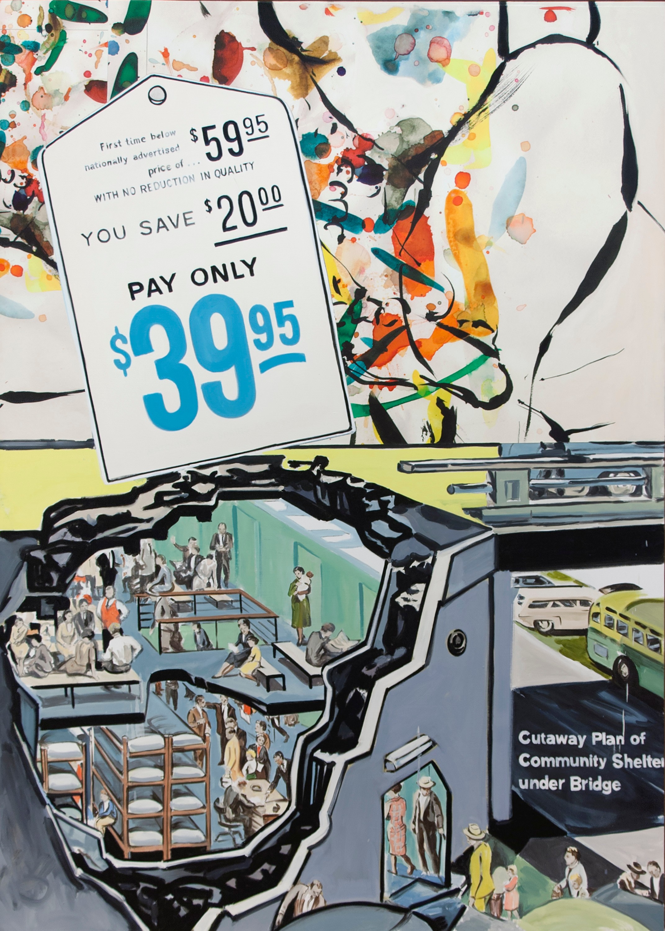 Painting by David Salle