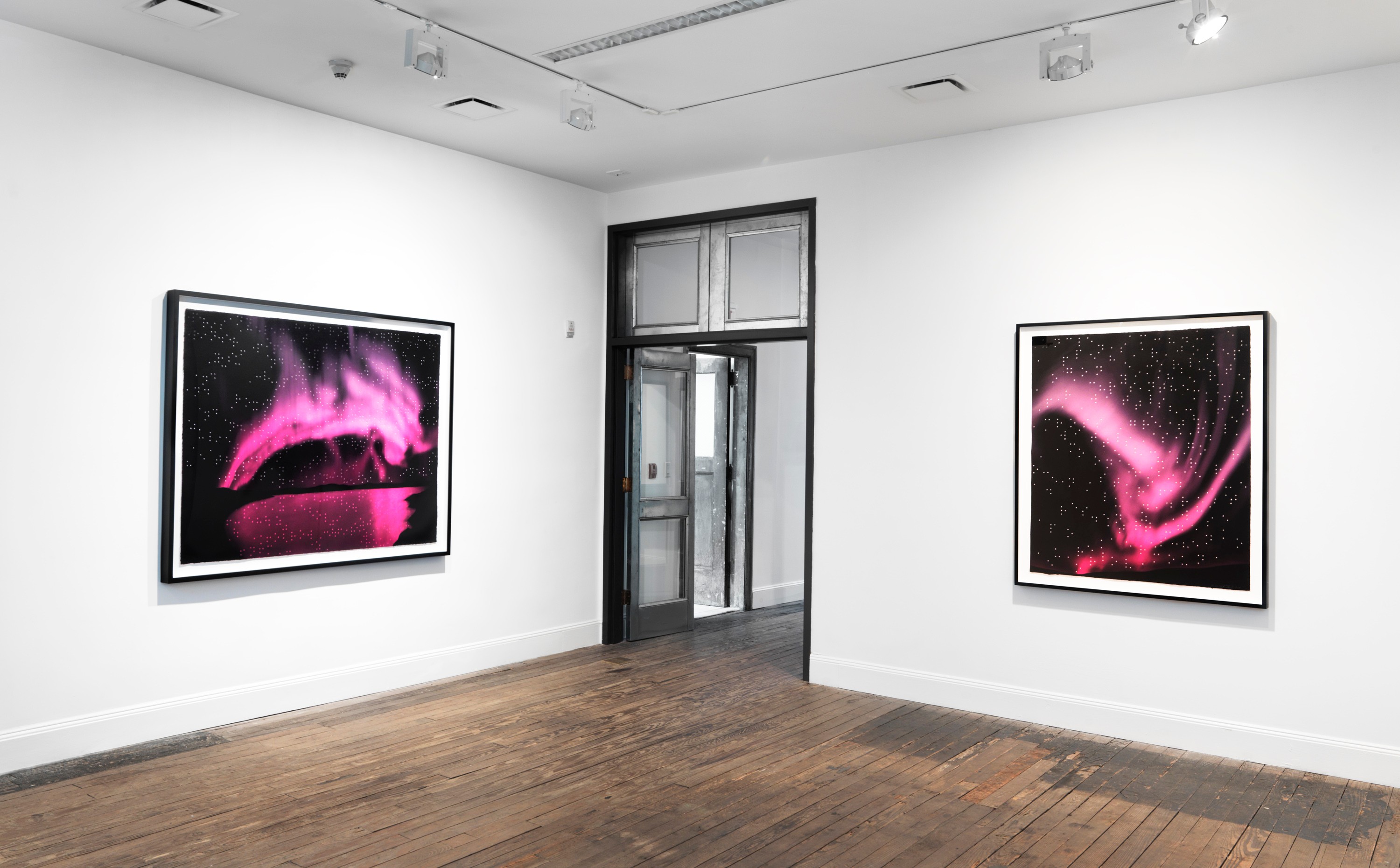 Installation view of Night Writing at Lehmann Maupin New York