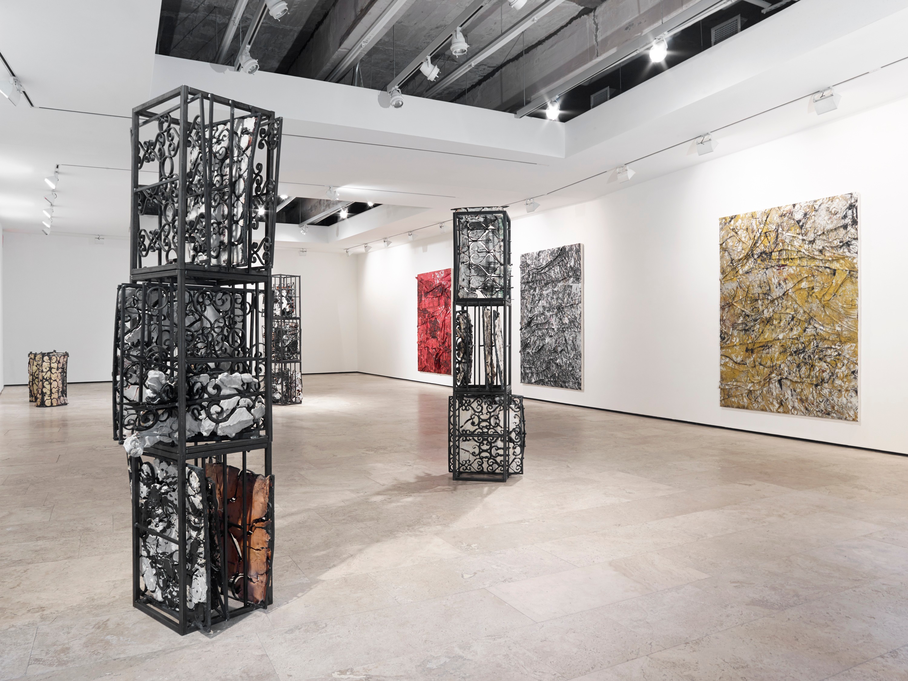 Installation view of Gates of Horn and Ivory at Lehmann Maupin New York