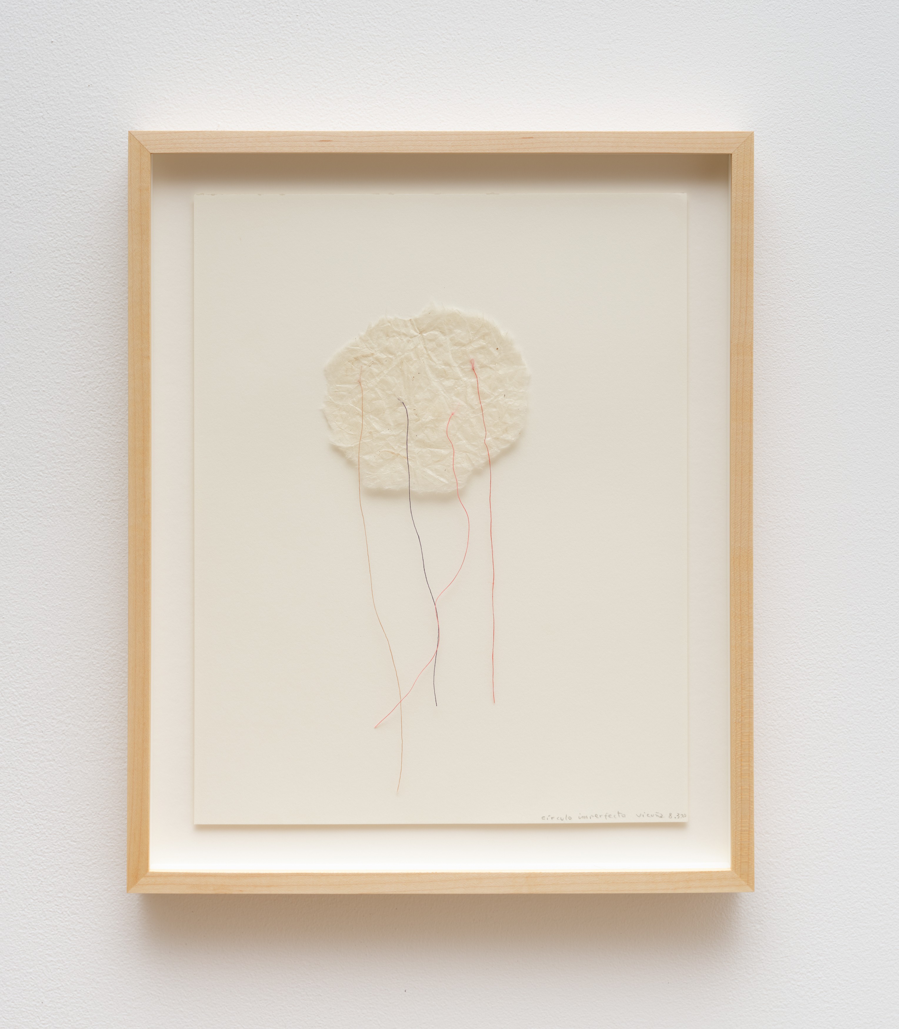 Work on paper by Cecilia Vicuña