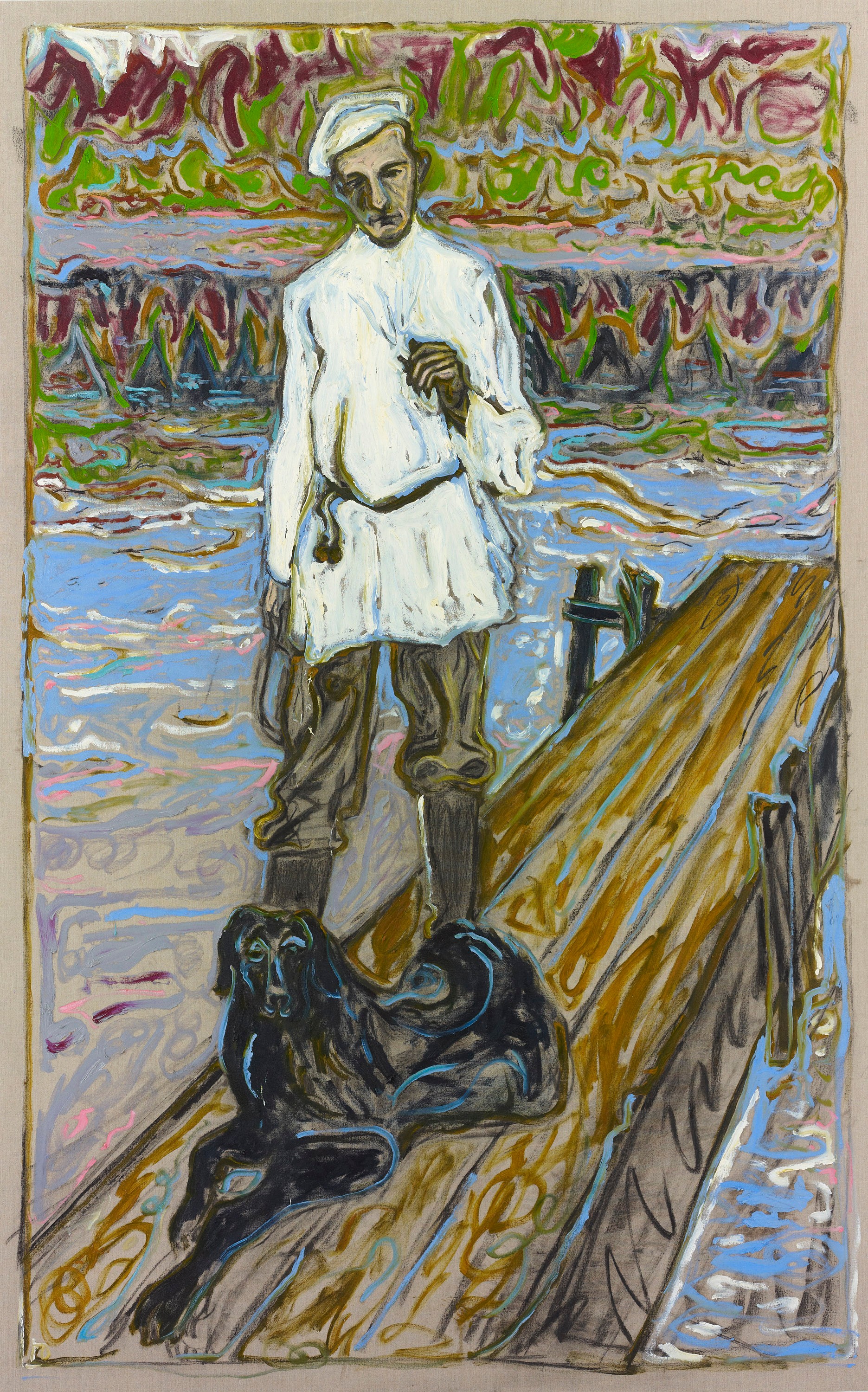 Painting by Billy Childish