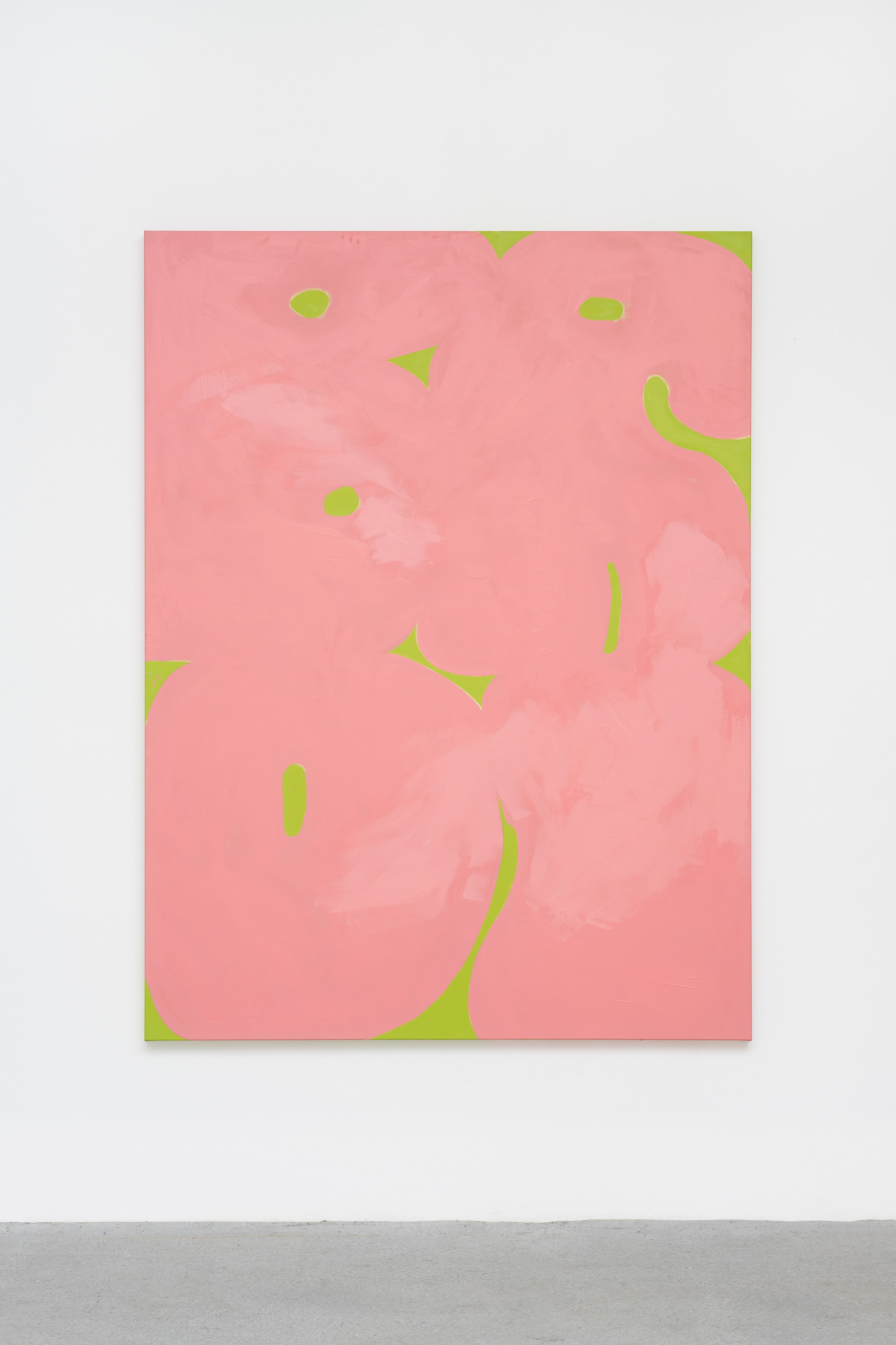 Work on canvas by Erwin Wurm