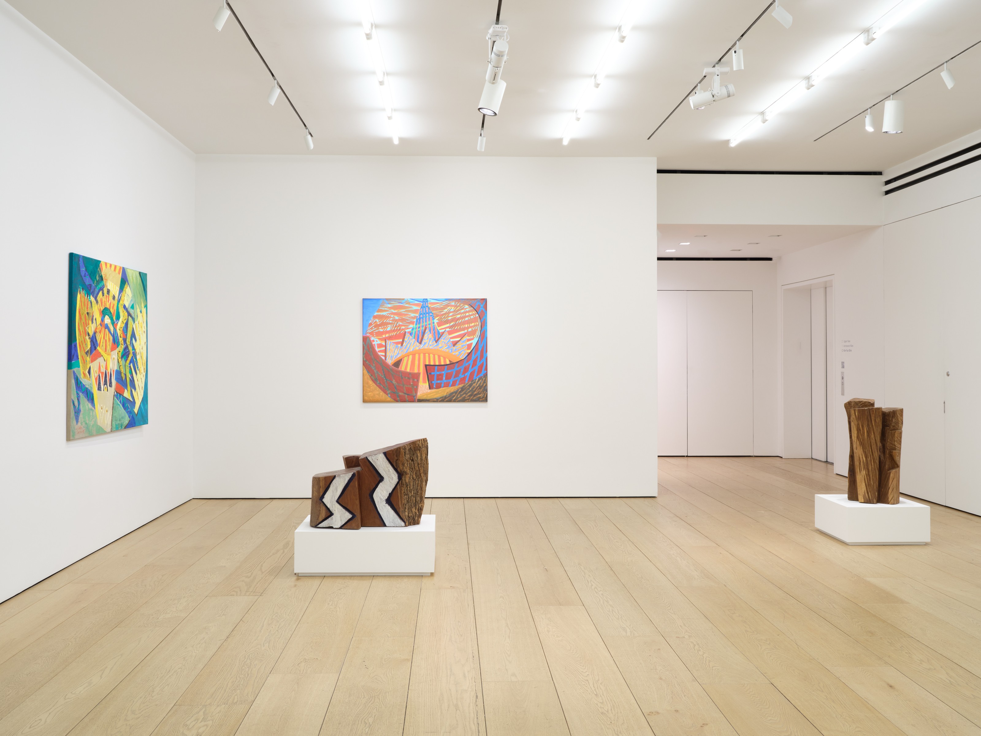 Installation view of Kim Yun Shin at Lehmann Maupin New York