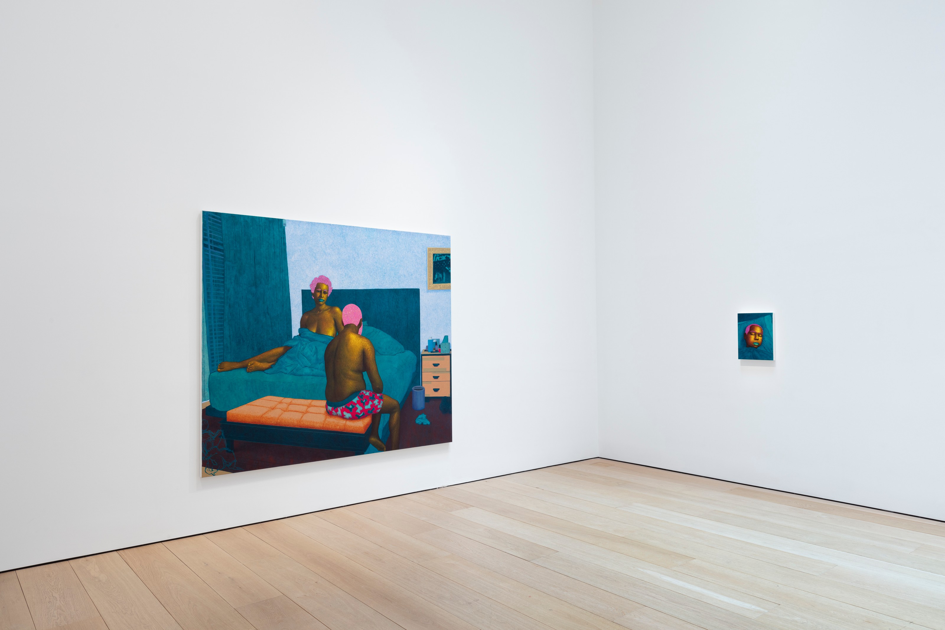 Installation view of Arcmanoro Niles at Lehmann Maupin New York