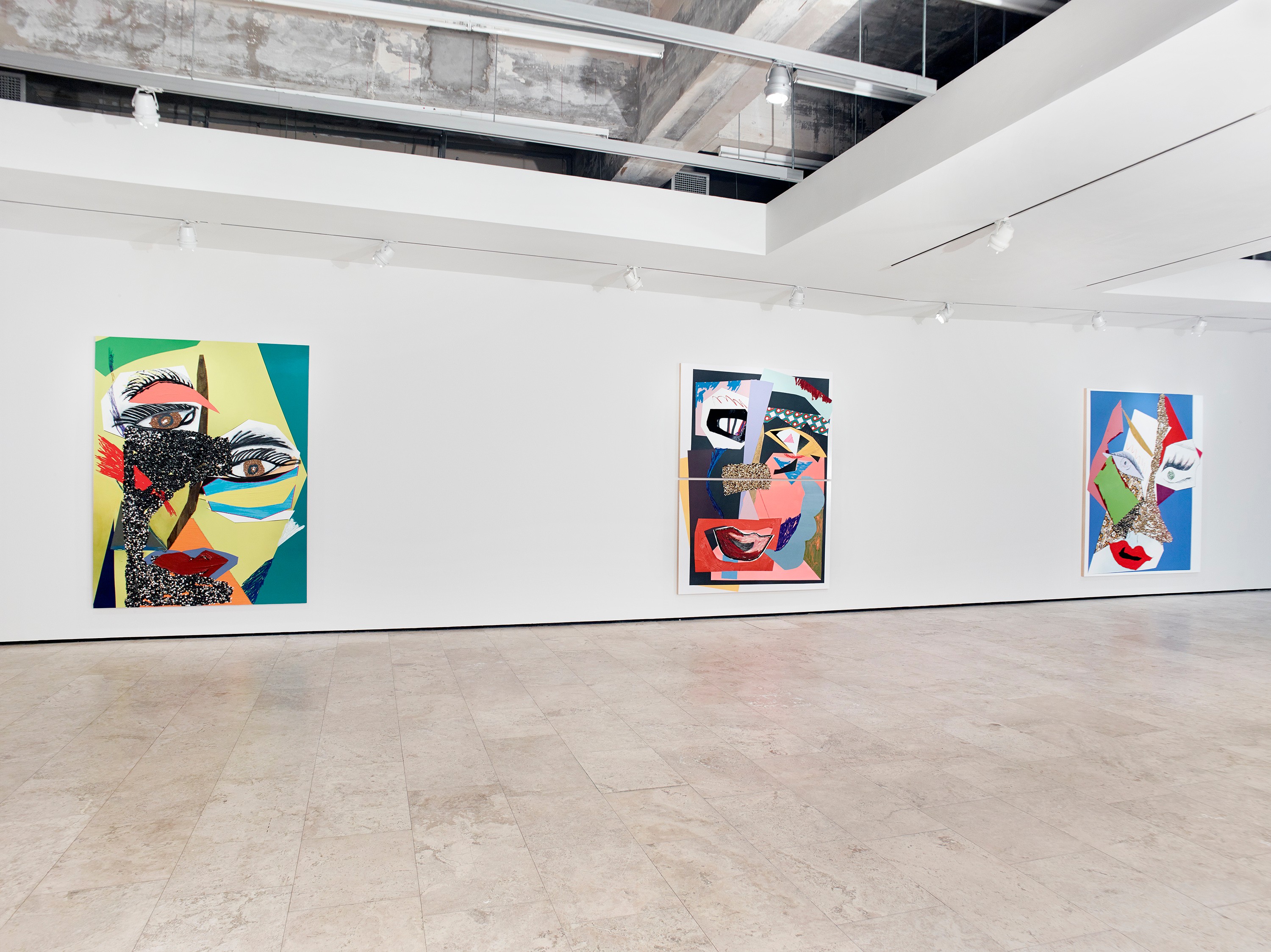 Installation view of Tête de Femme at Lehmann Maupin New York