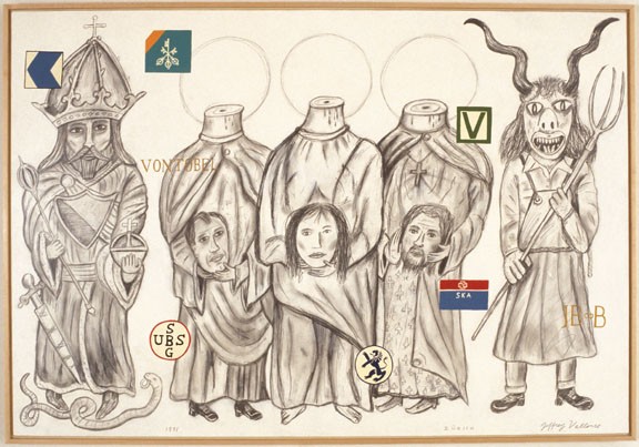 Drawing by Jeffrey Vallance