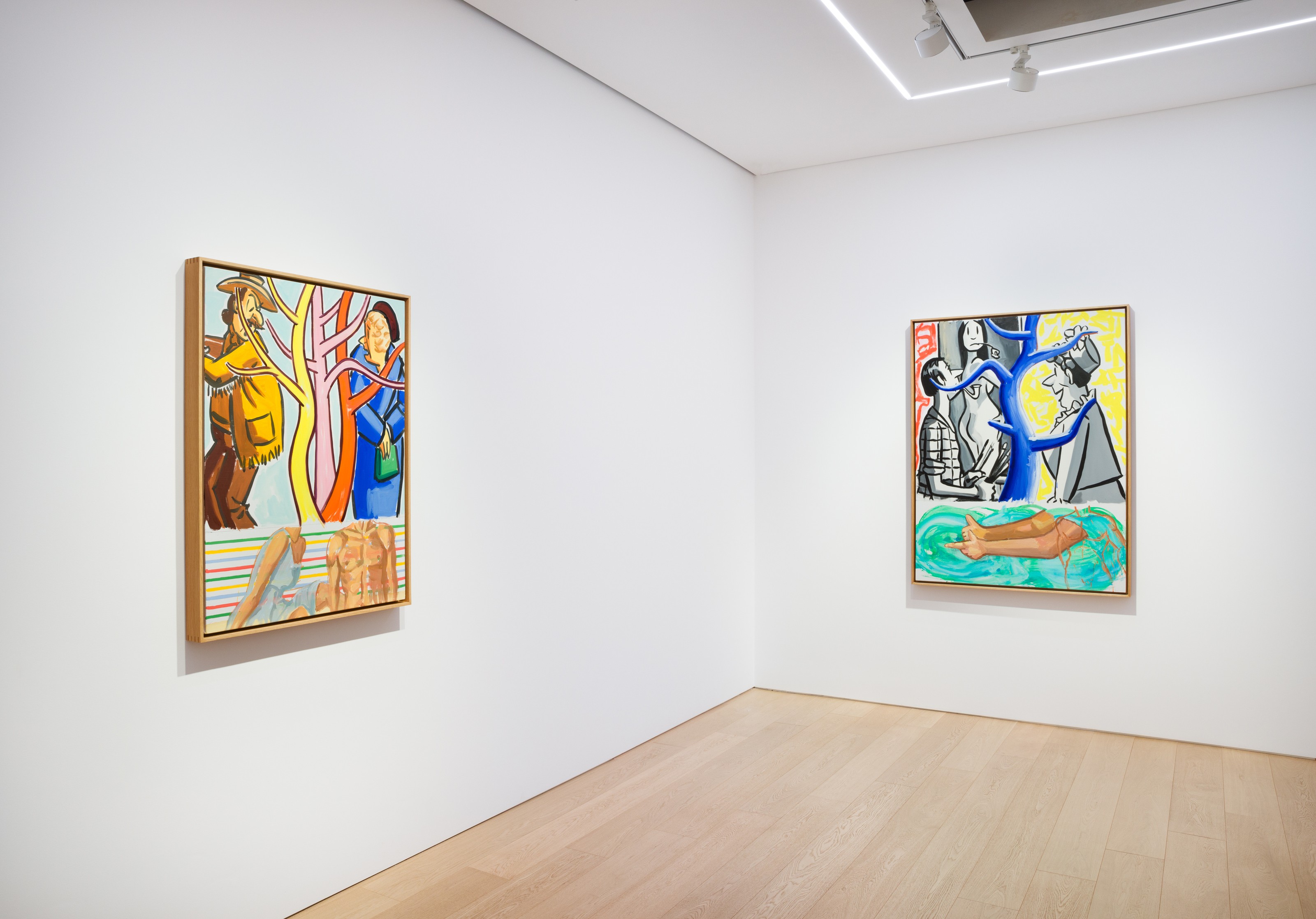 Installation view of David Salle at Lehmann Maupin Seoul