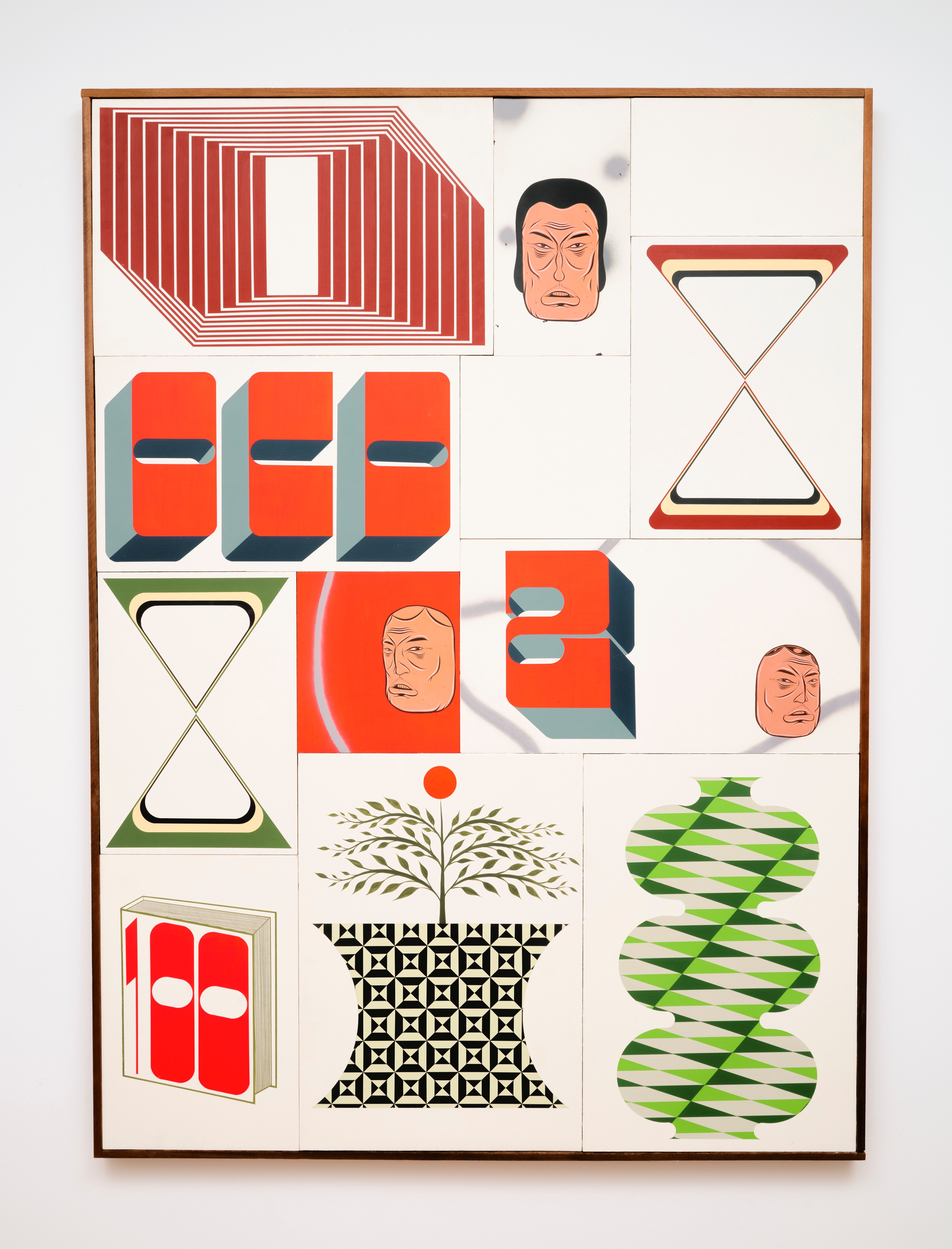 Wall work by Barry McGee