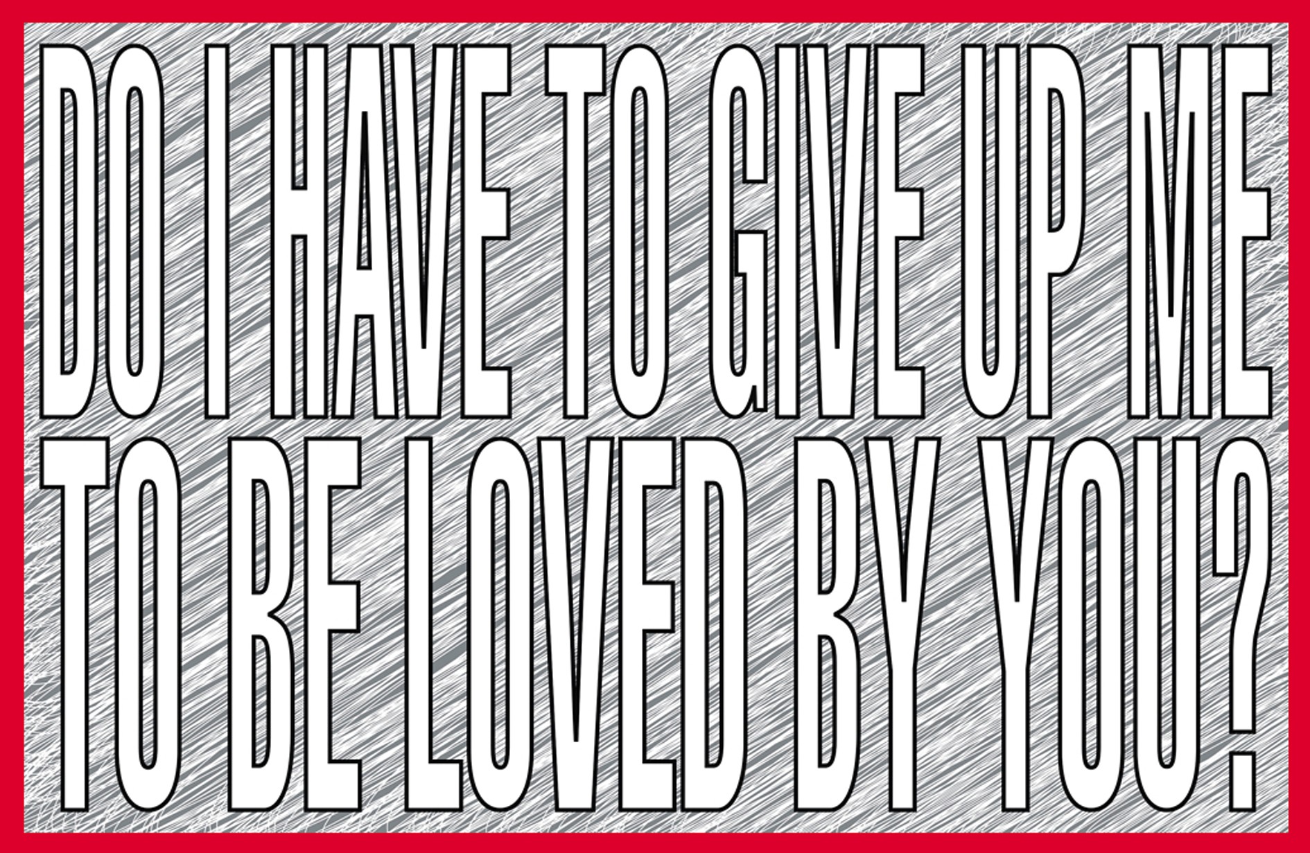 Print by Barbara Kruger