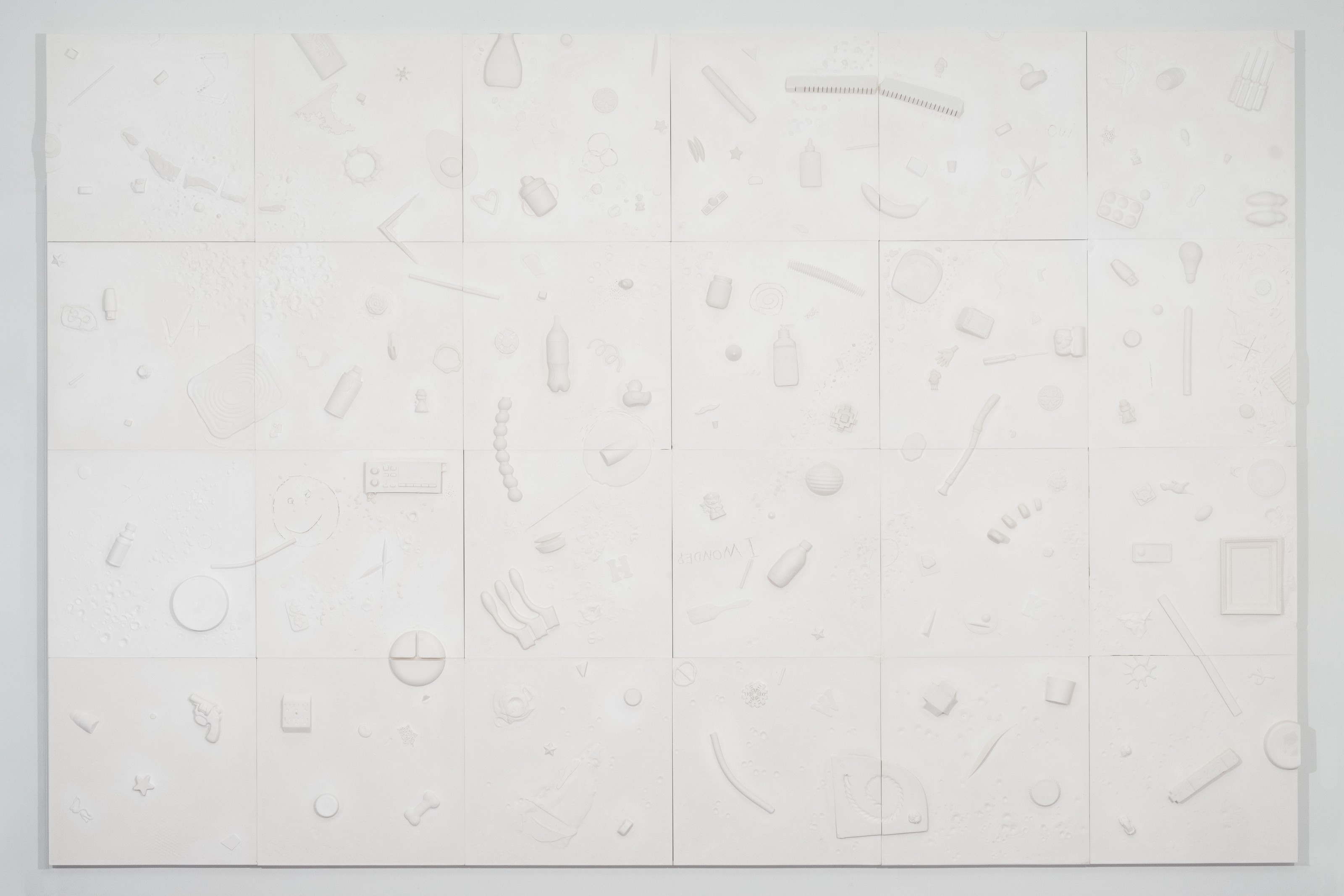 Wall work by Tom Friedman