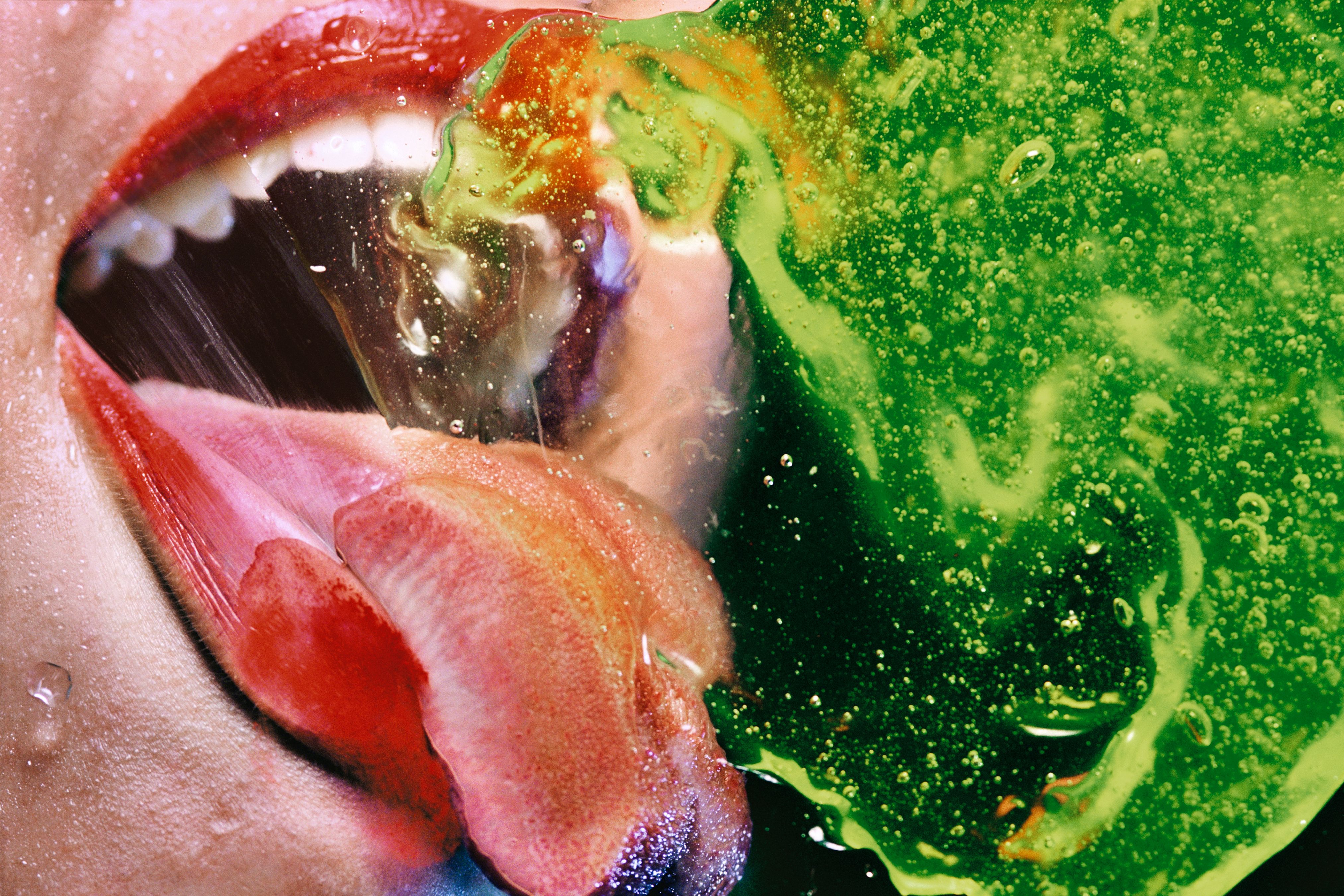 Painting by Marilyn Minter
