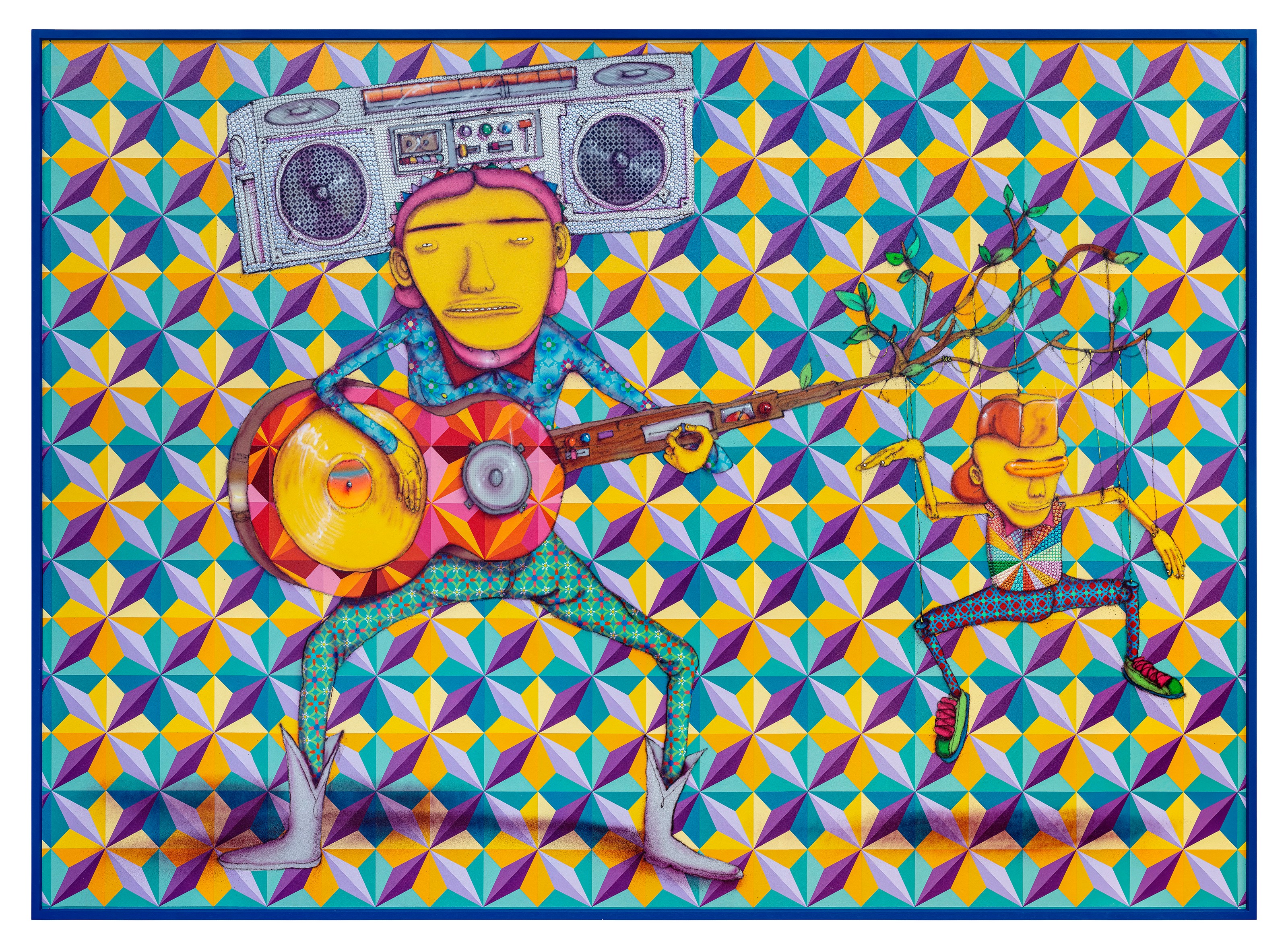 Painting by OSGEMEOS