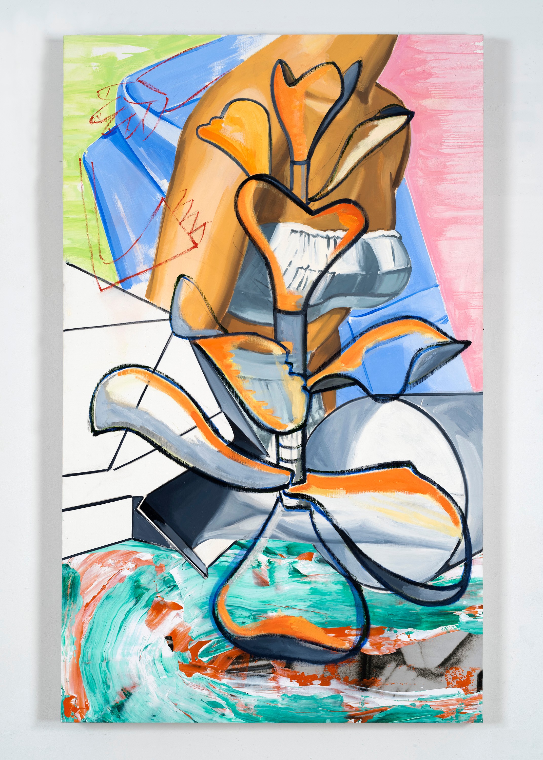 Painting by David Salle