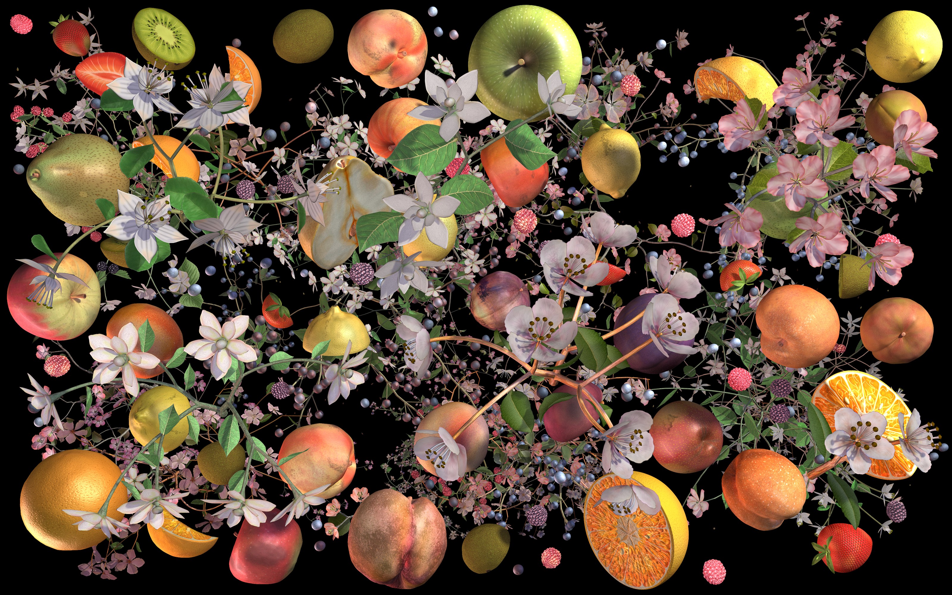 Video still by Jennifer Steinkamp
