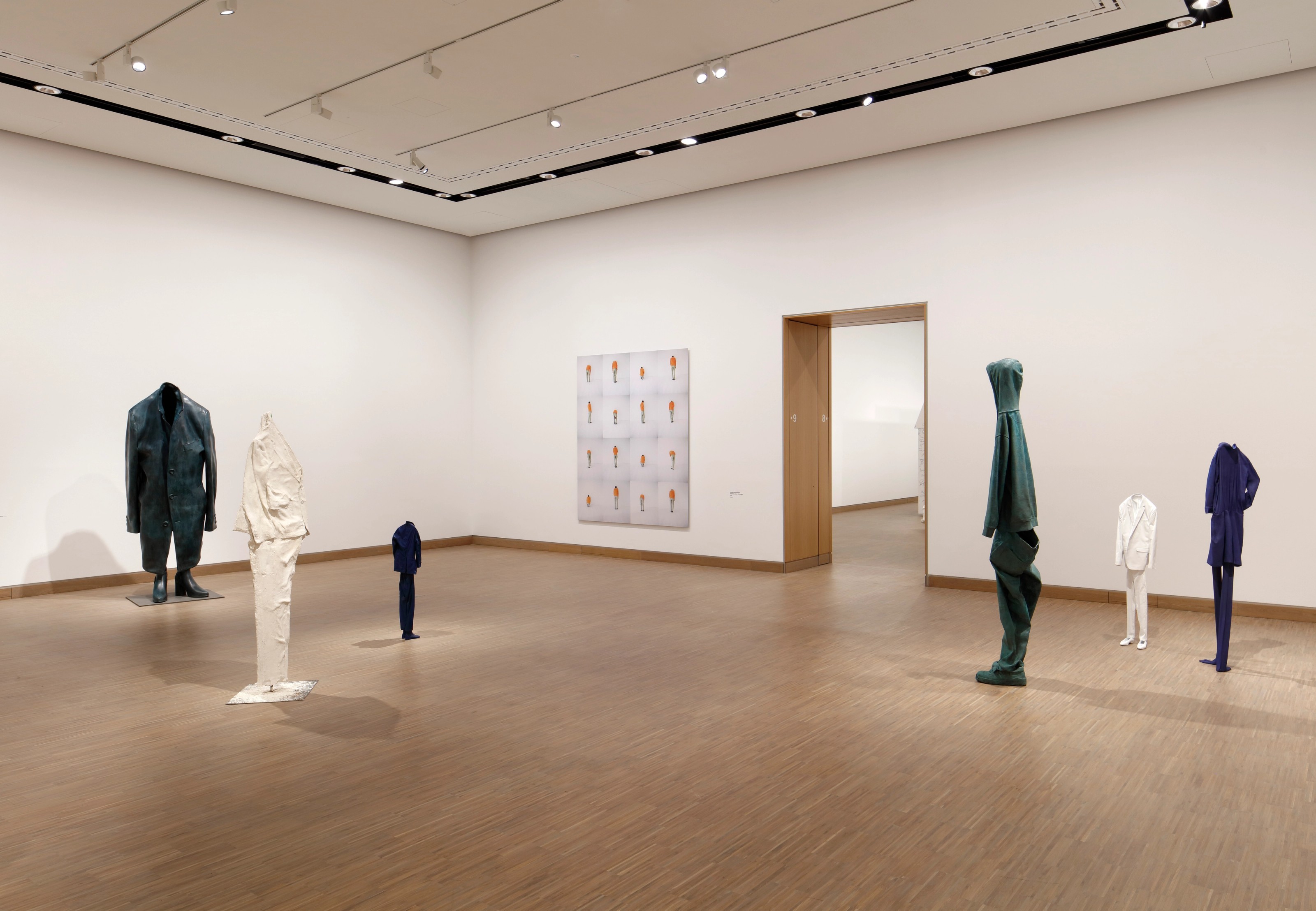 Installation view of Erwin Wurm at Albertina Modern
