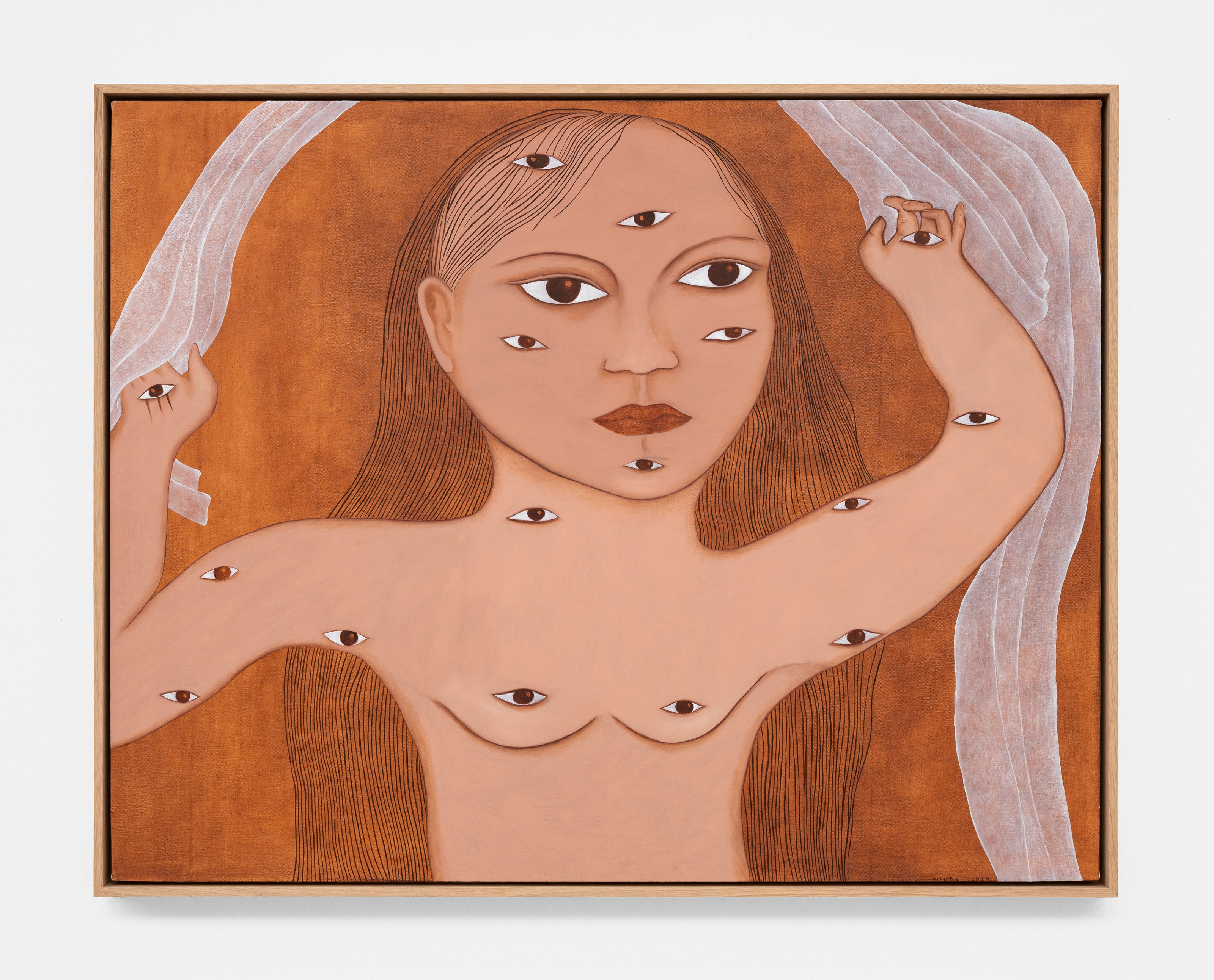 Painting by Cecilia Vicuña