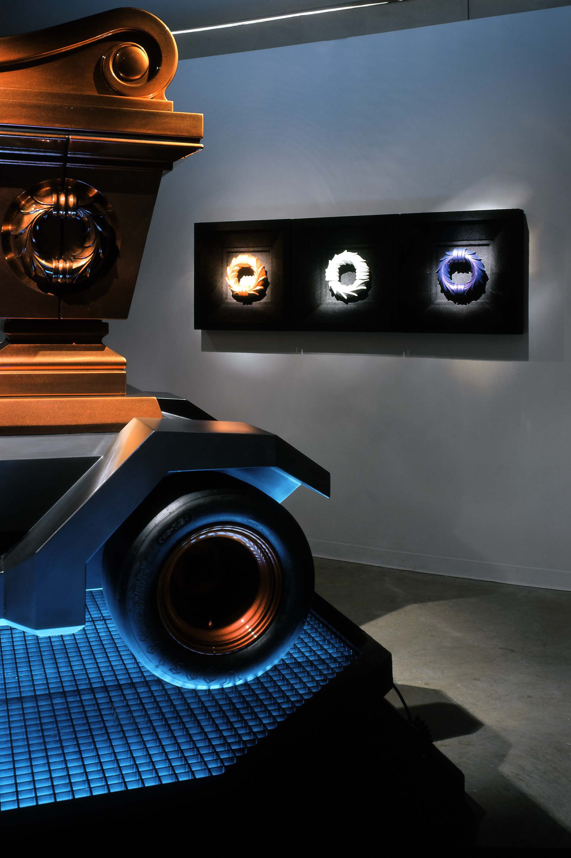 Installation view of Time Trial at Museum of Contemporary Art
