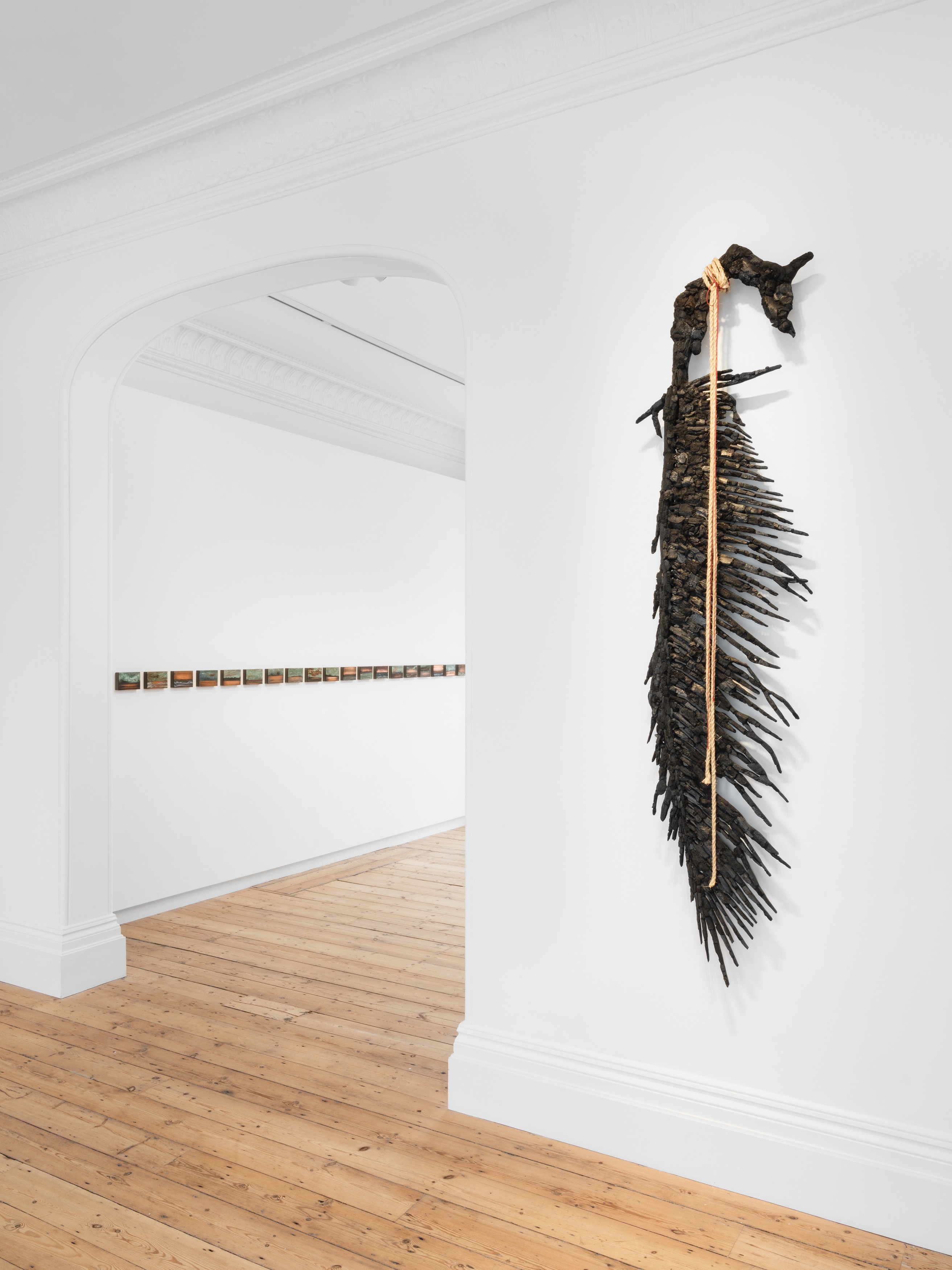 Installation view of Teresita Fernández at Lehmann Maupin London