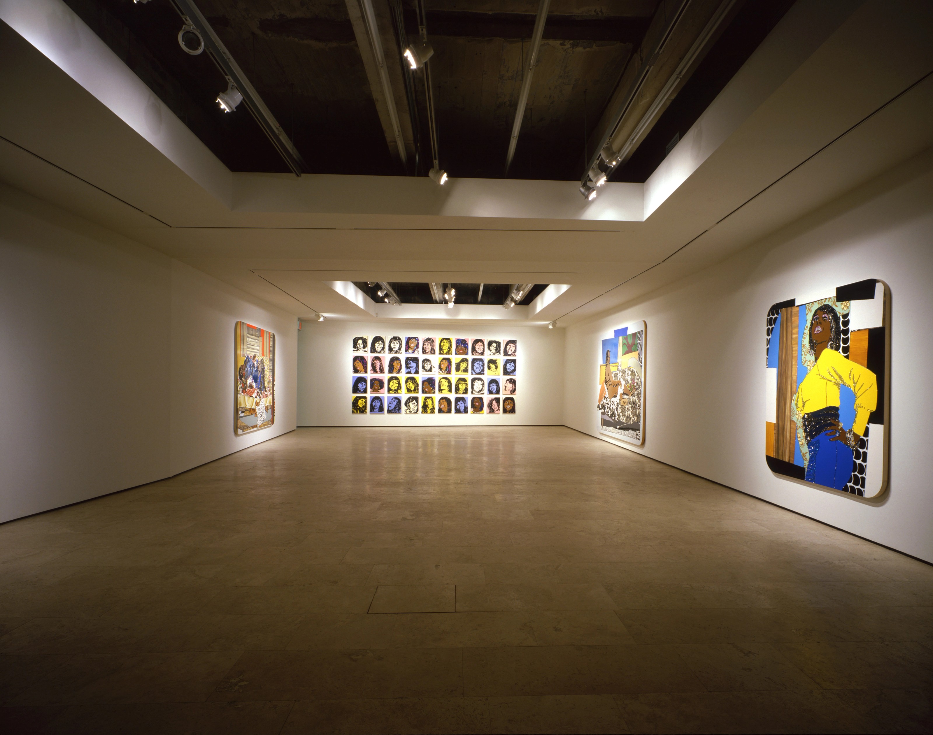 Installation view of She's Come UnDone! at Lehmann Maupin New York