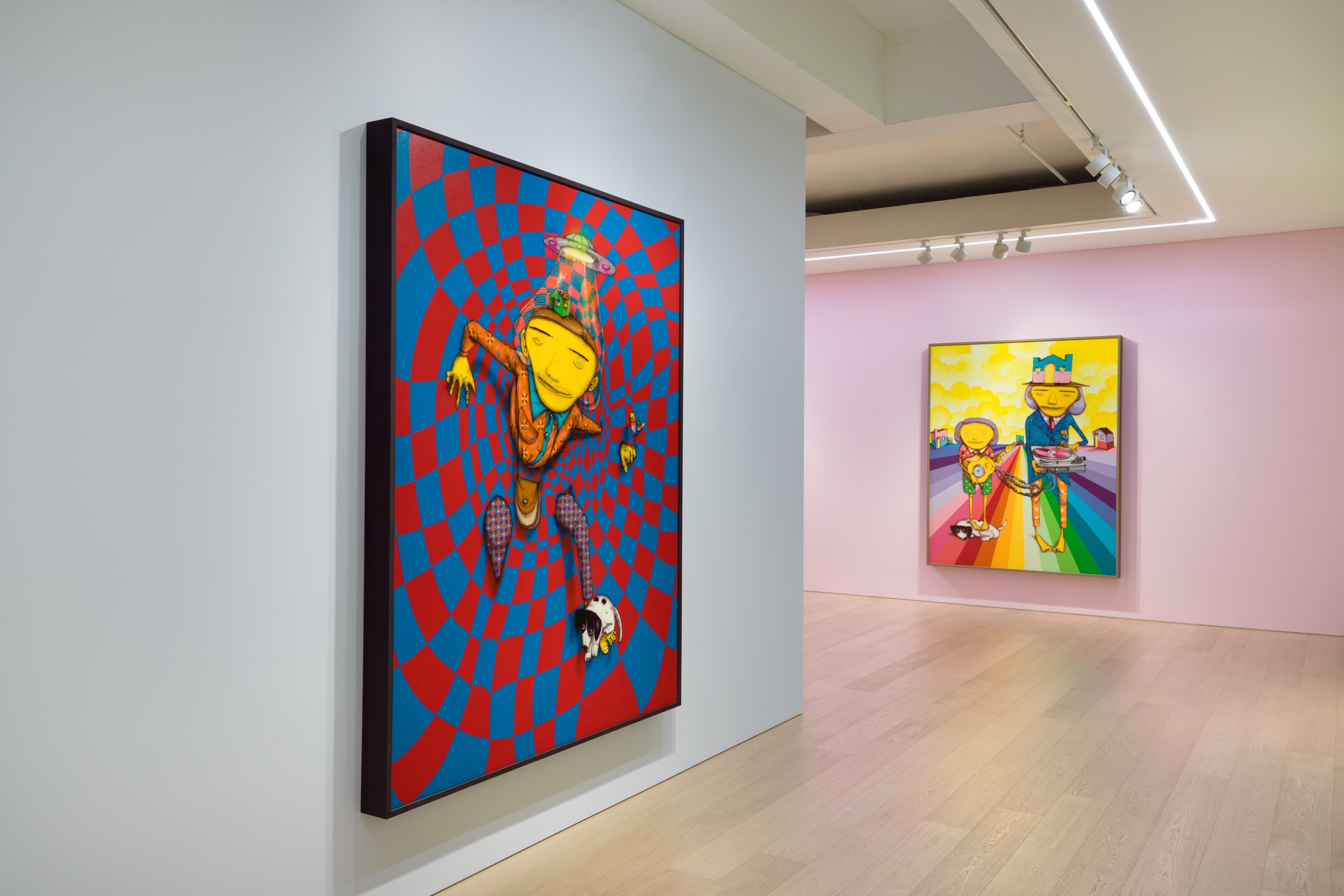 Installation view of OSGEMEOS at Lehmann Maupin Seoul