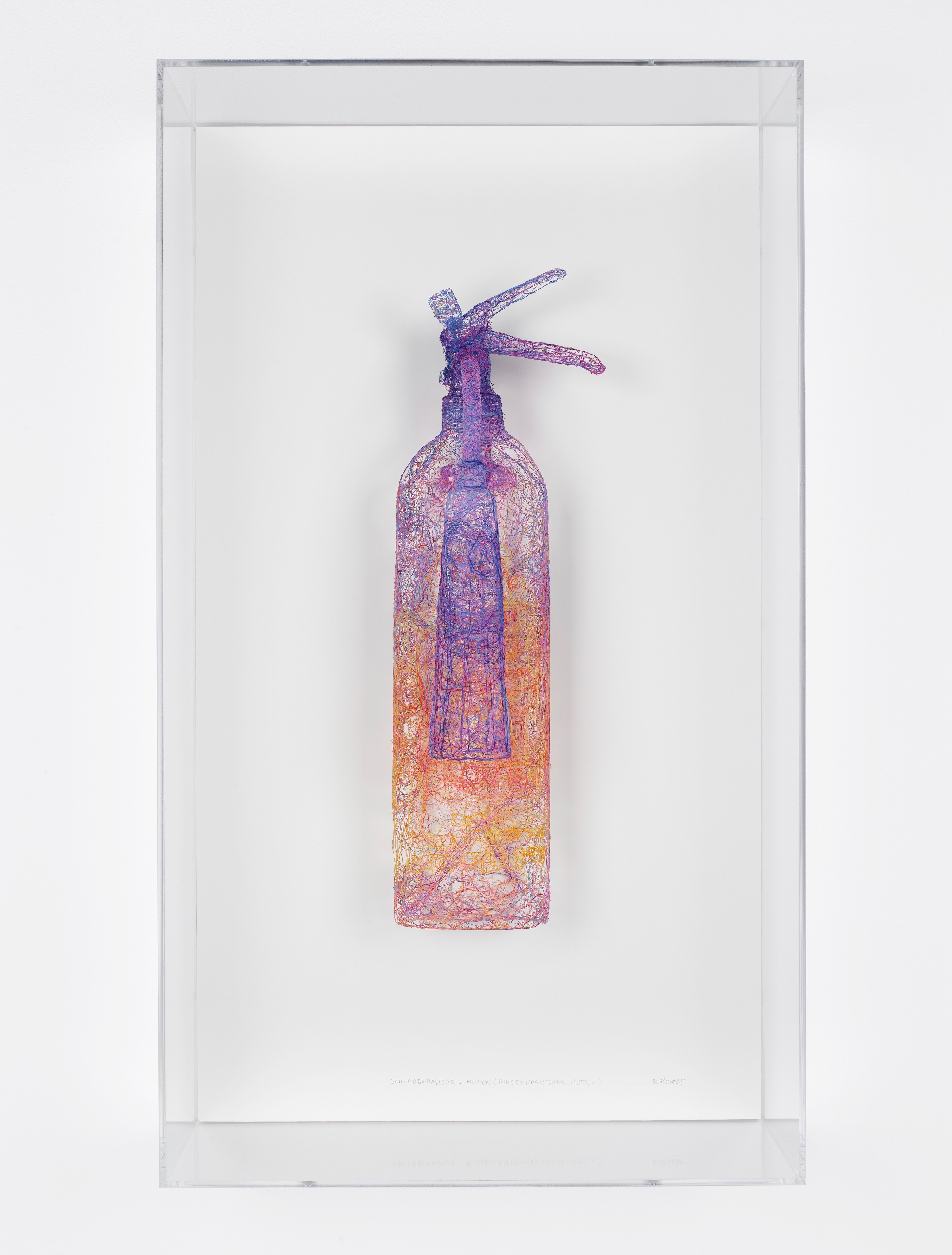 Thread drawing by Do Ho Suh
