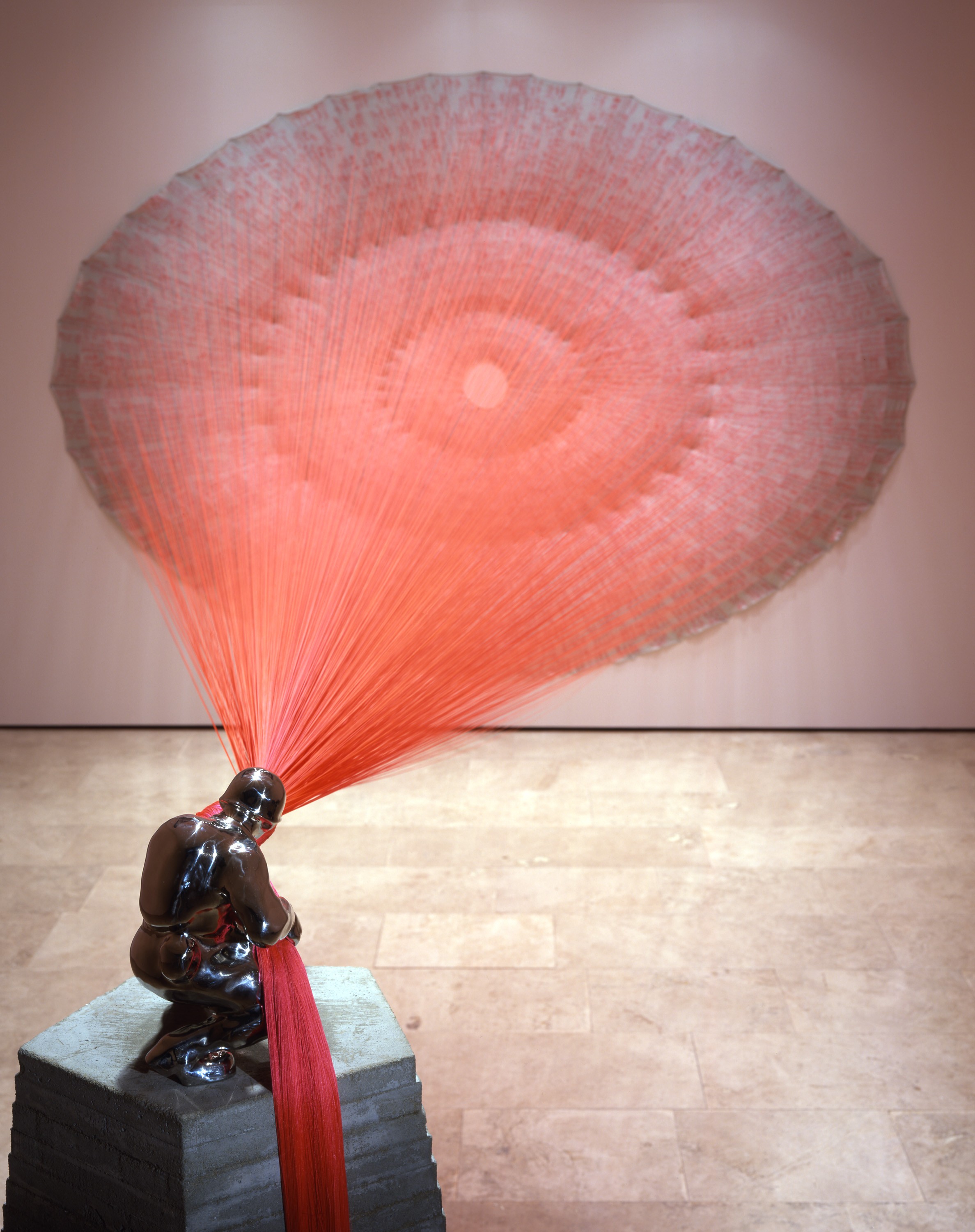 Installation view of Do Ho Suh at Lehmann Maupin New York