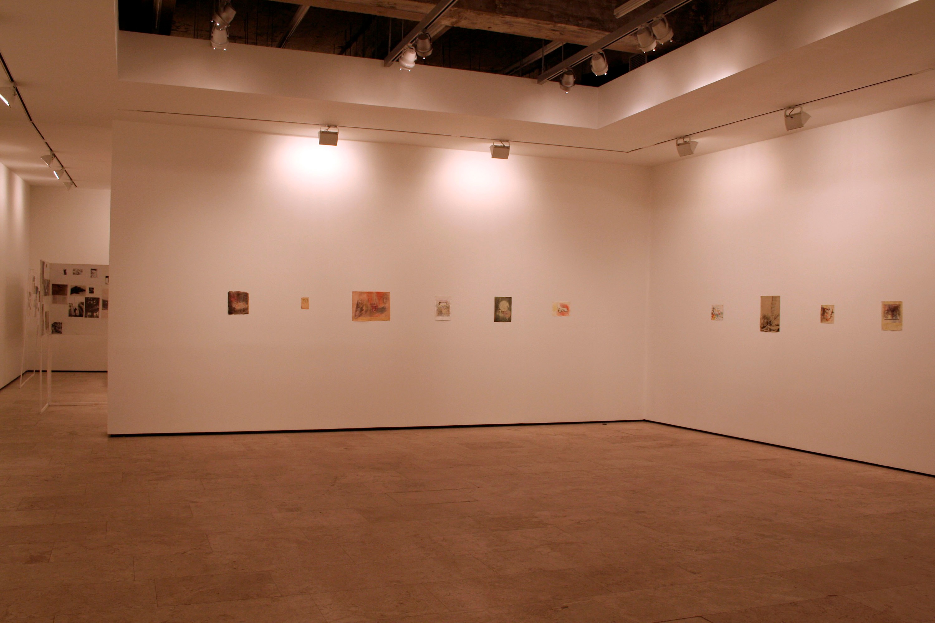 Installation view of Tobias Buche and Jonas Lipps at Lehmann Maupin New York