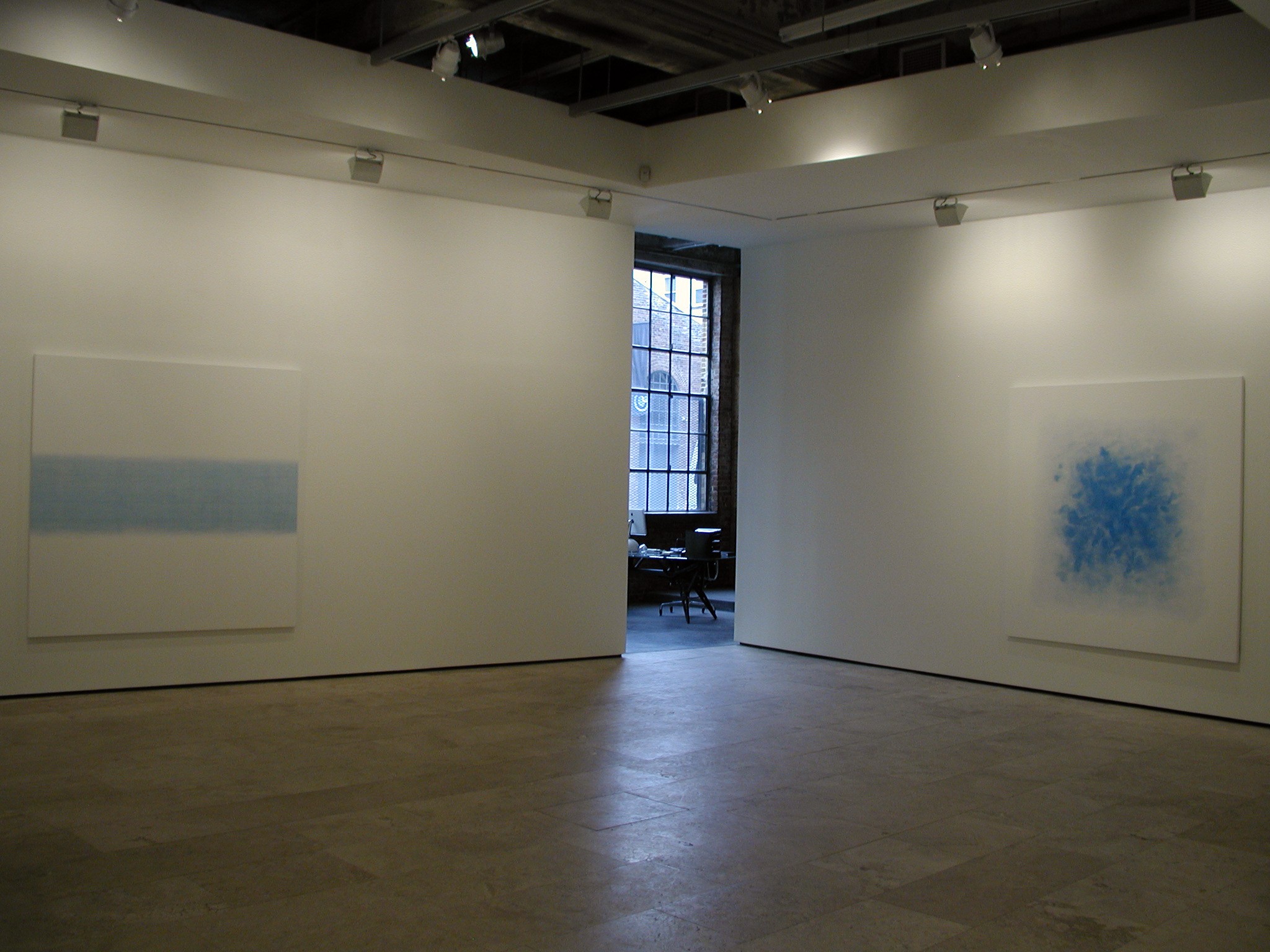 Installation view of Shirazeh Houshiary at Lehmann Maupin New York