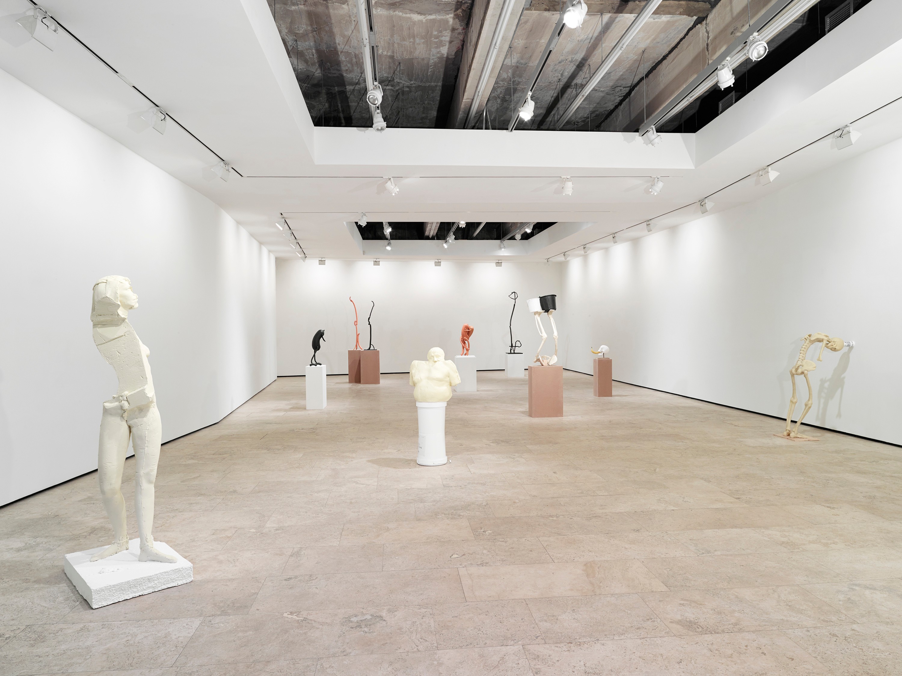 Installation view of Synthesa at Lehmann Maupin New York