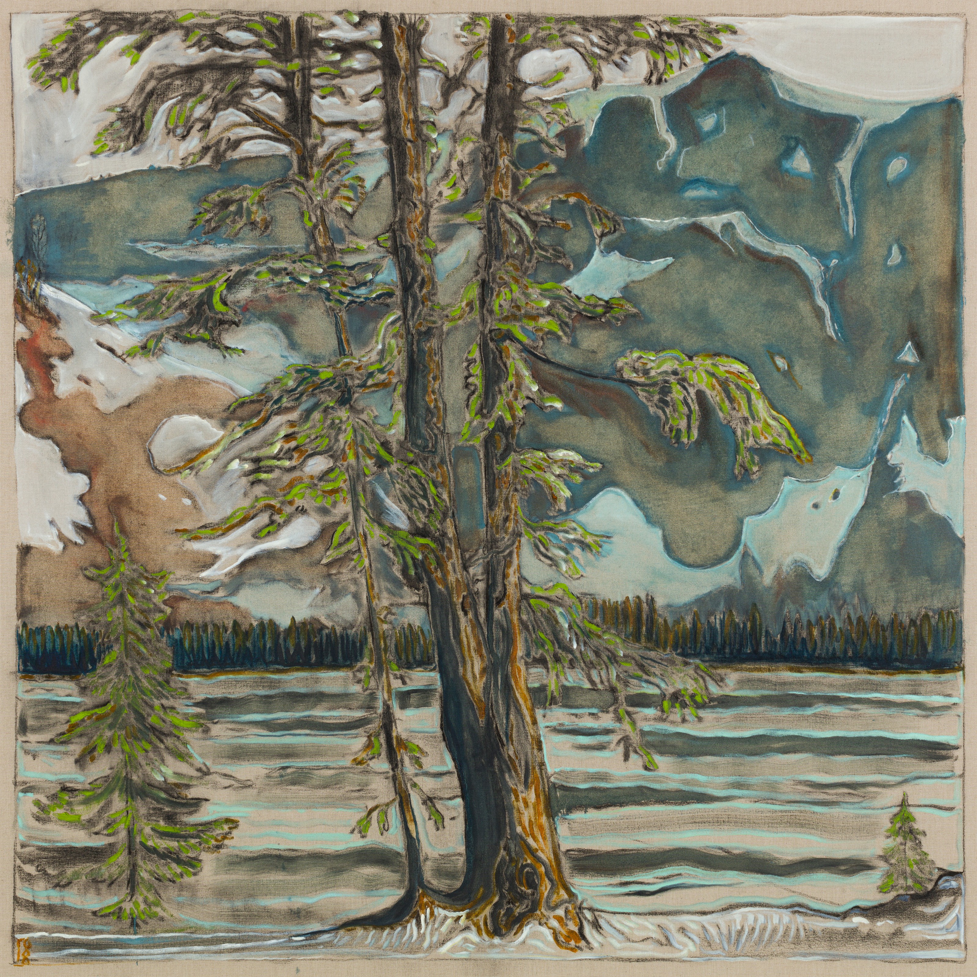 Painting by Billy Childish