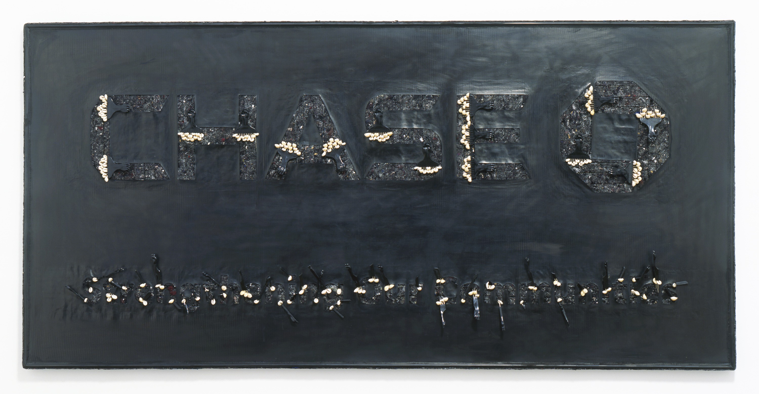 Wall work by Nari Ward
