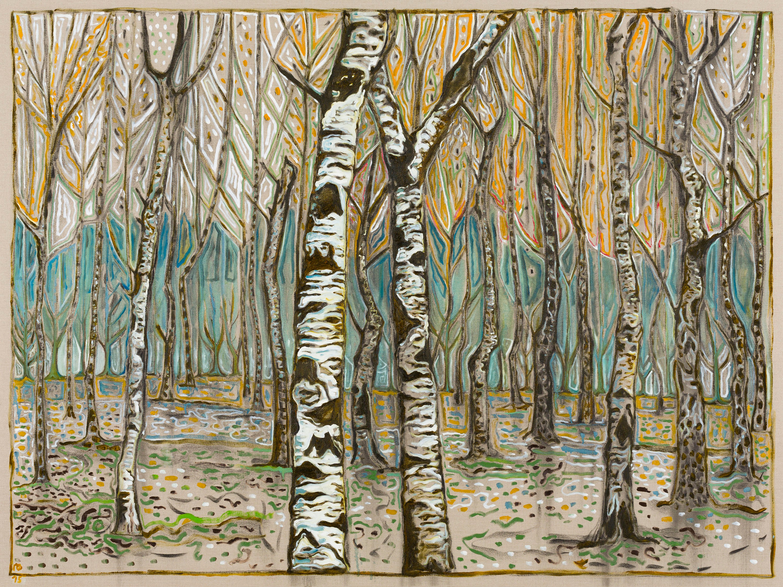 Painting by Billy Childish