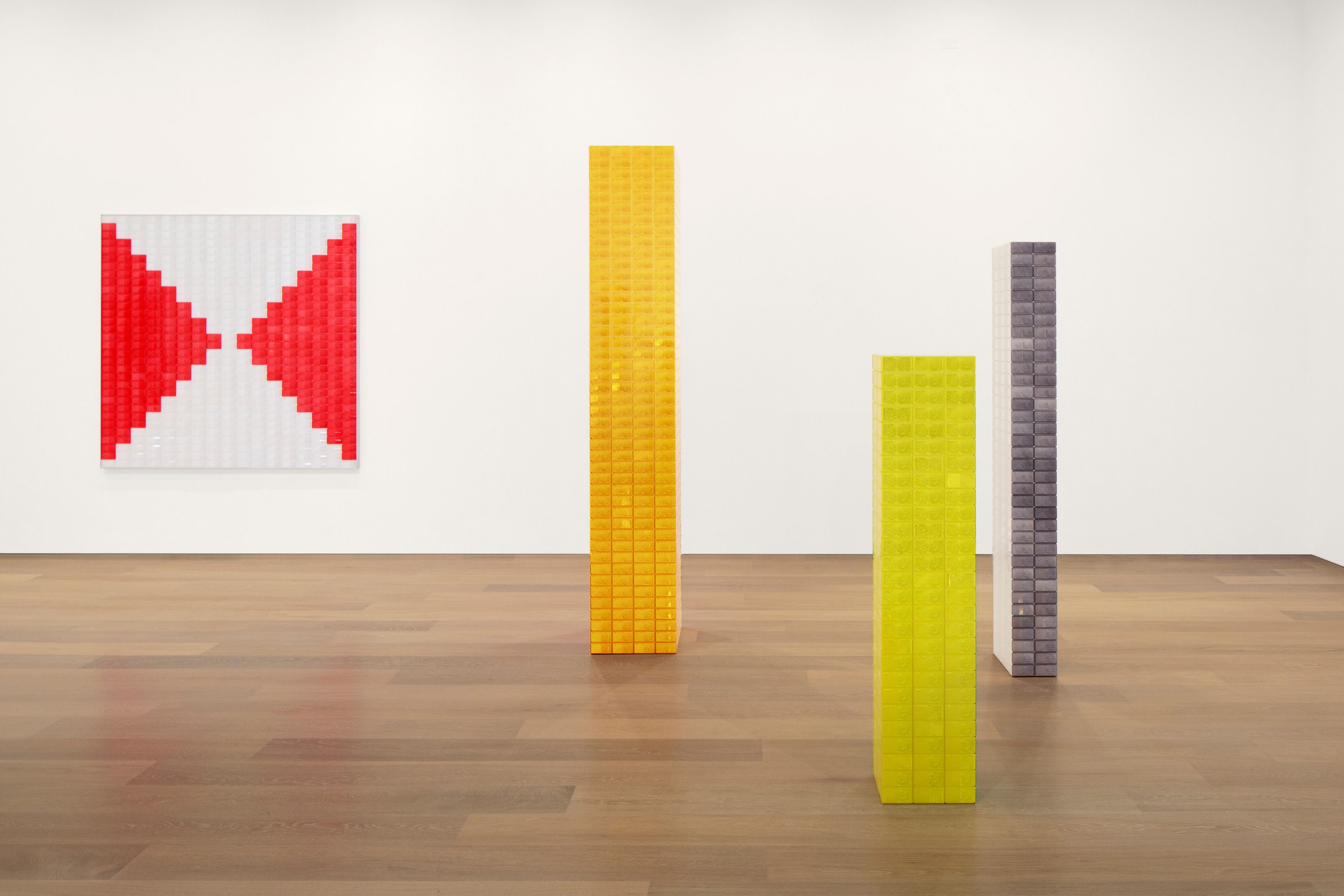Installation view of Rana Begum at SCAD Museum of Art
