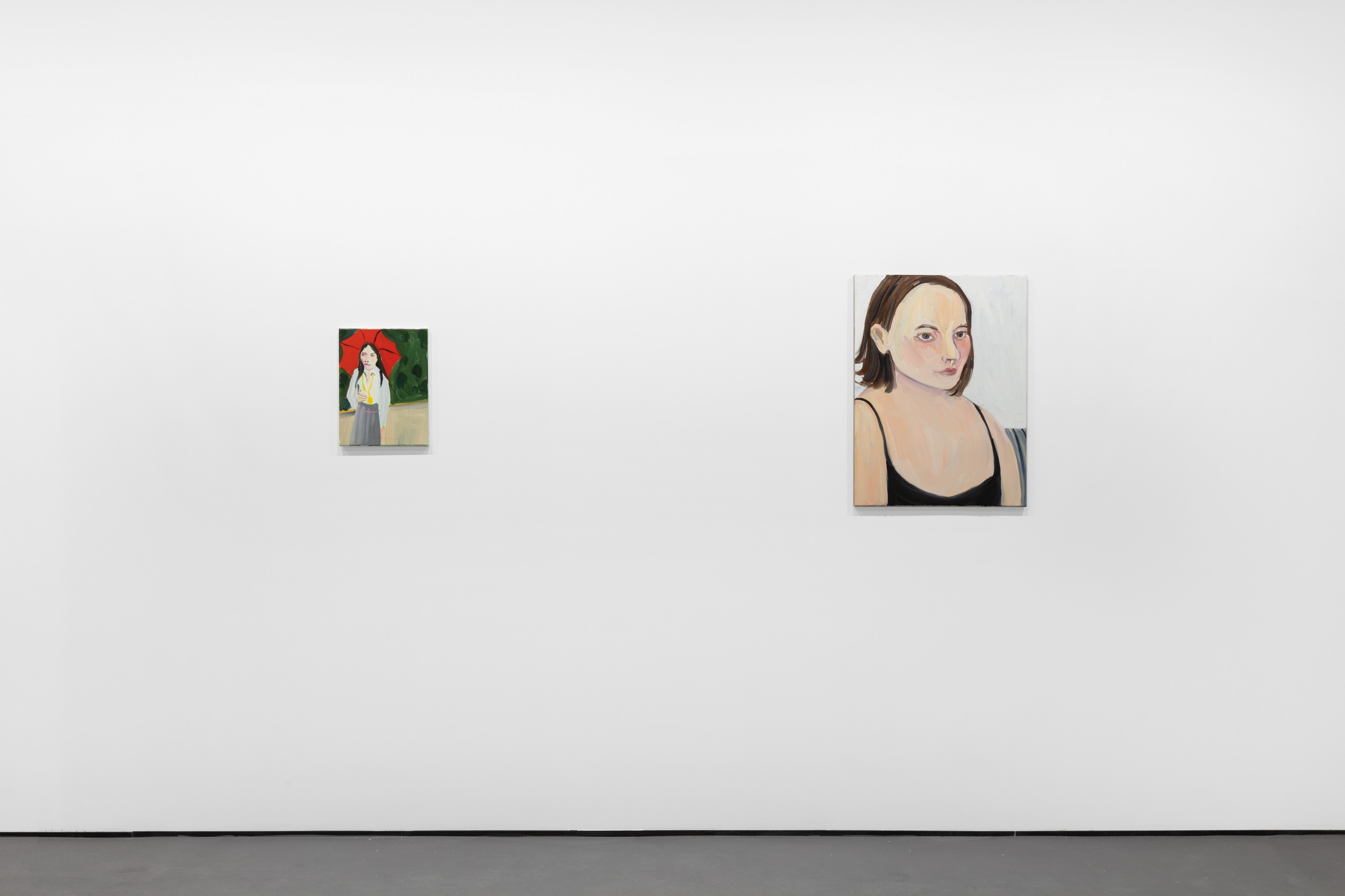 Installation view of Chantal Joffe at Lehmann Maupin Beijing