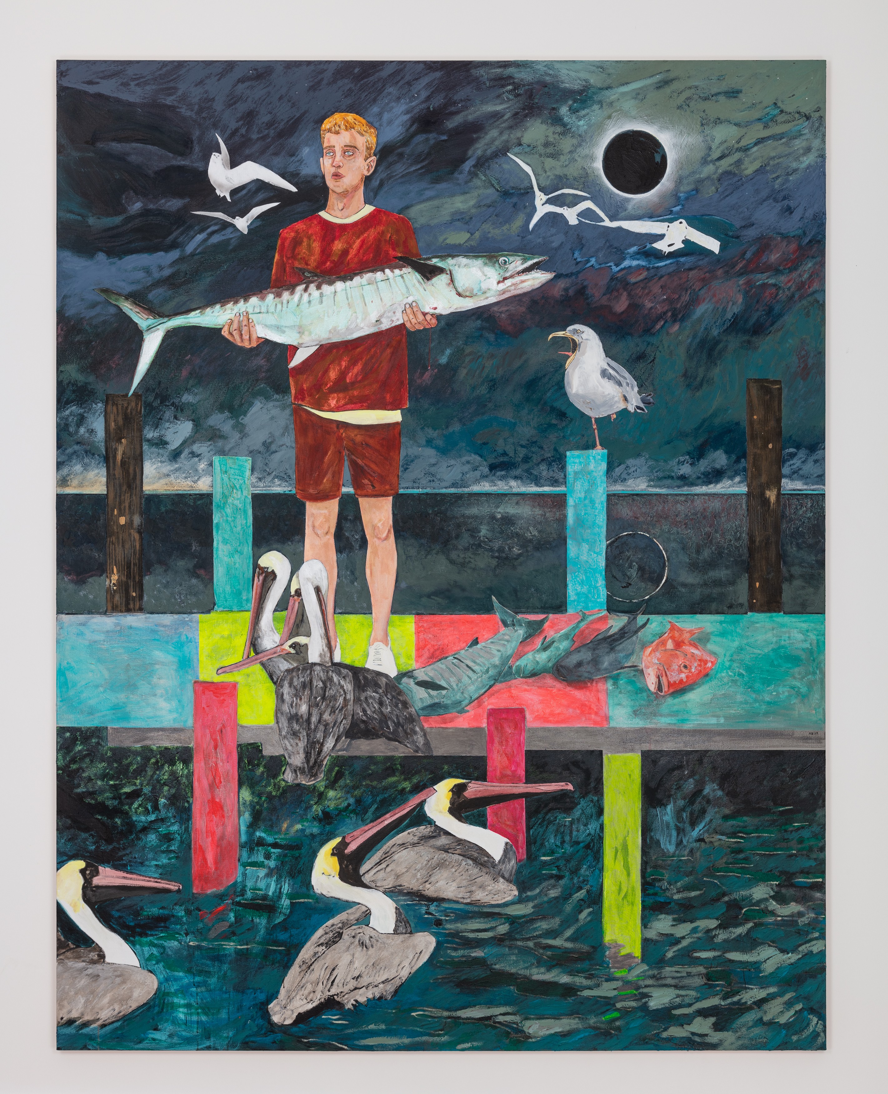Painting by Hernan Bas