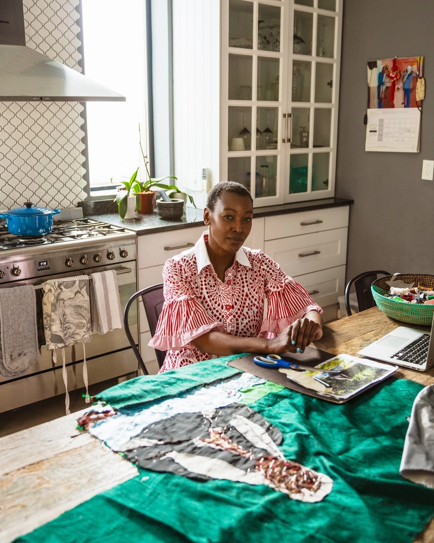 Portrait of Billie Zangewa