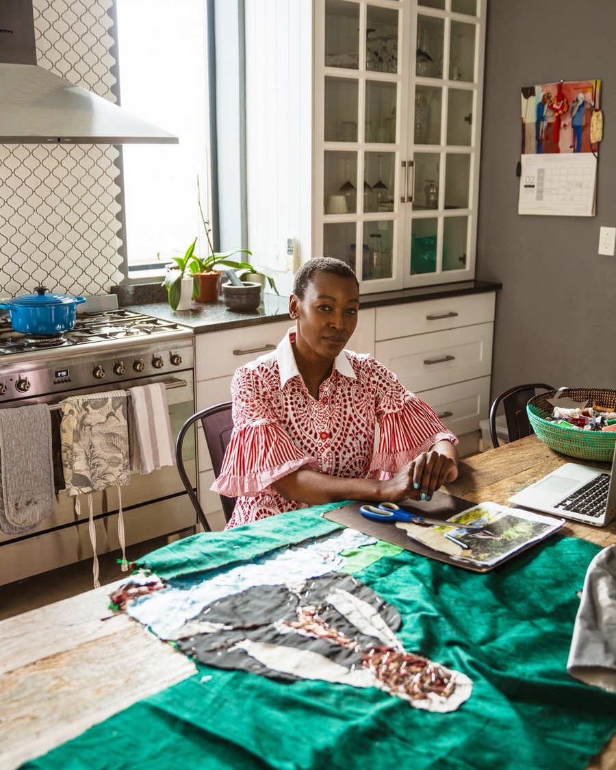 Portrait of Billie Zangewa